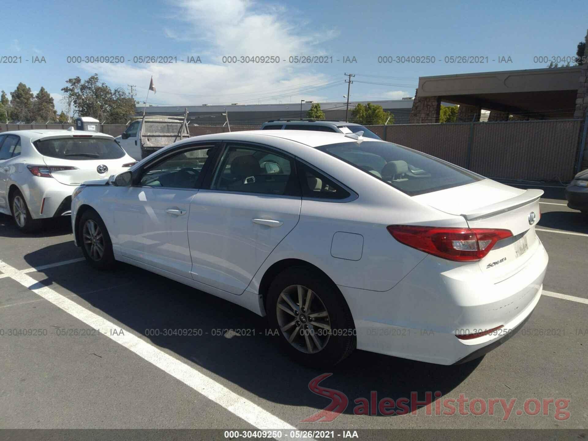 5NPE24AF8GH348782 2016 HYUNDAI SONATA