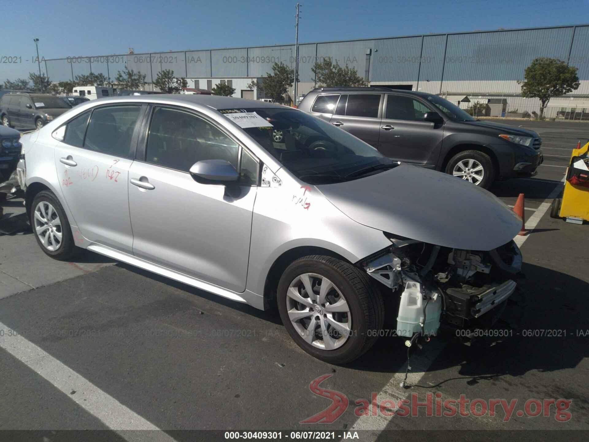 JTDEPRAE1LJ057175 2020 TOYOTA COROLLA