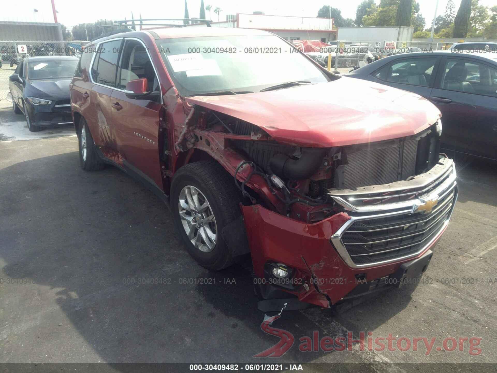 1GNERGKW7LJ161585 2020 CHEVROLET TRAVERSE