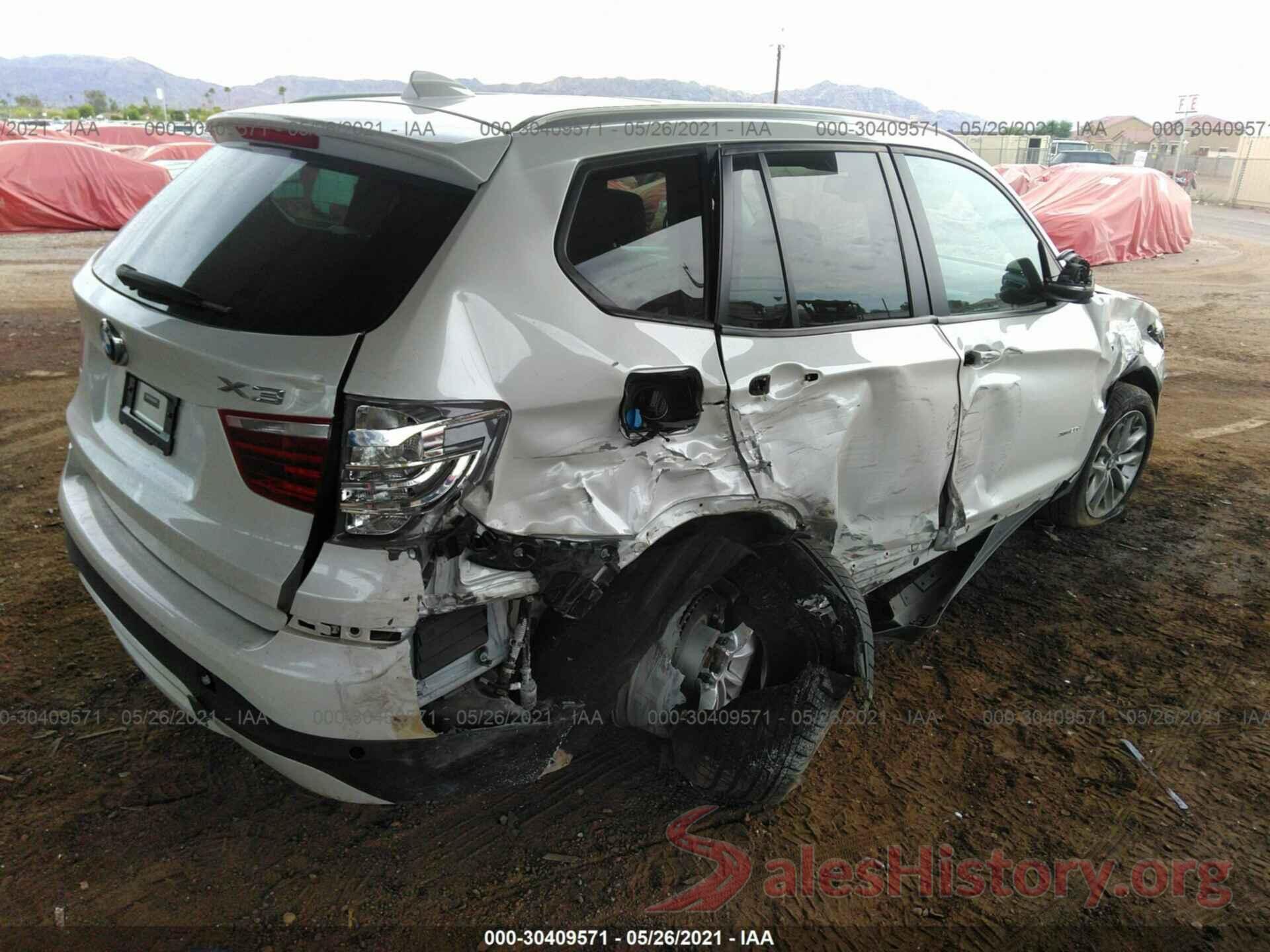 5UXWY3C53G0N87962 2016 BMW X3