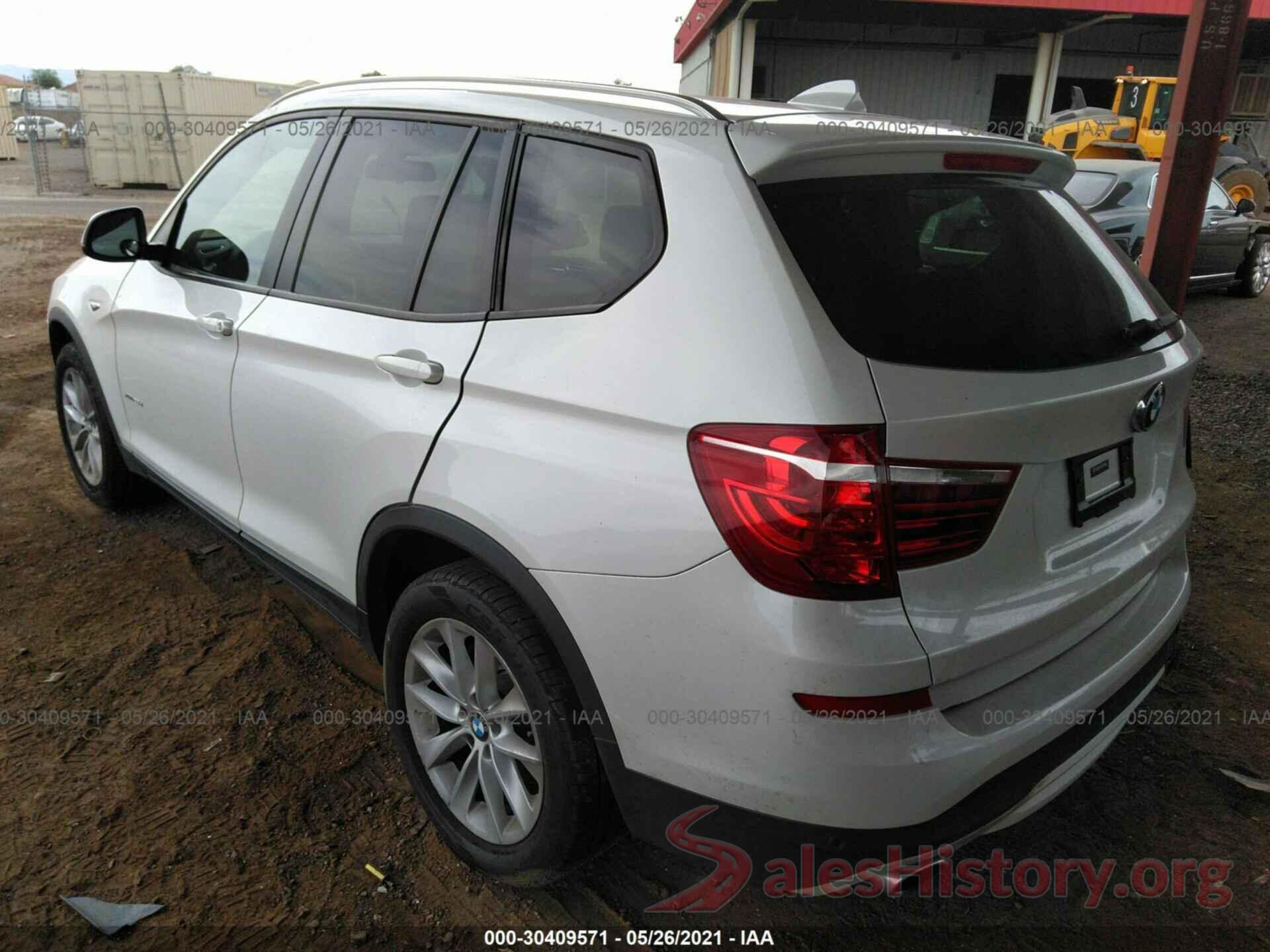 5UXWY3C53G0N87962 2016 BMW X3