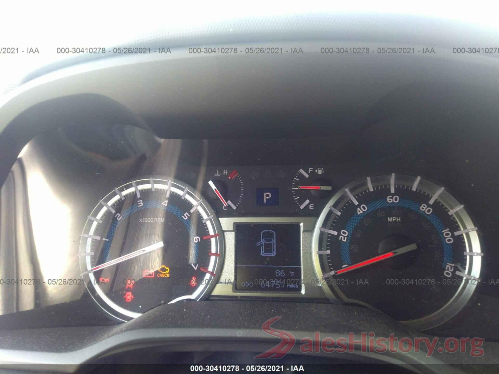 JTEZU5JR7G5120702 2016 TOYOTA 4RUNNER