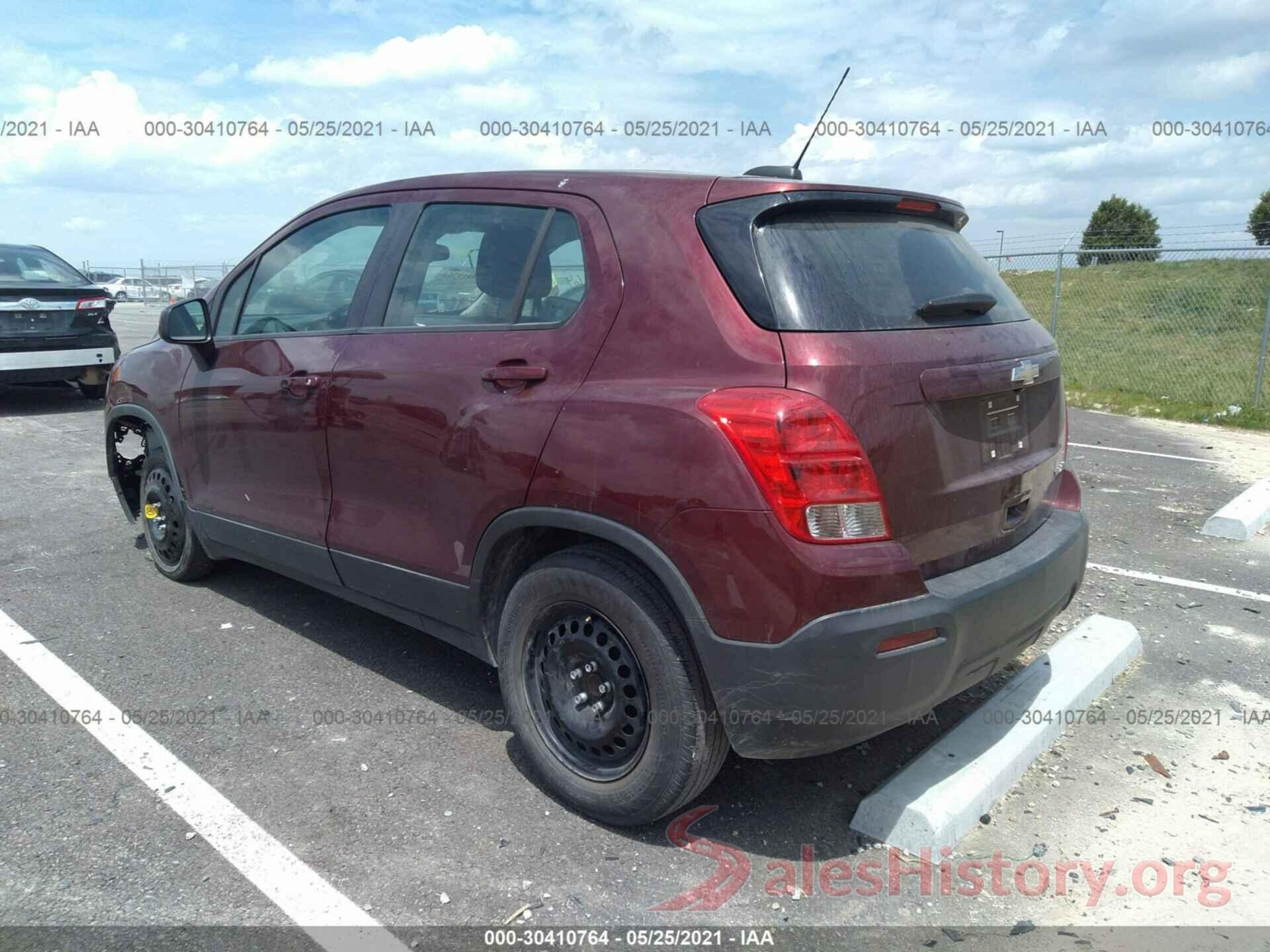 3GNCJKSB9GL240835 2016 CHEVROLET TRAX