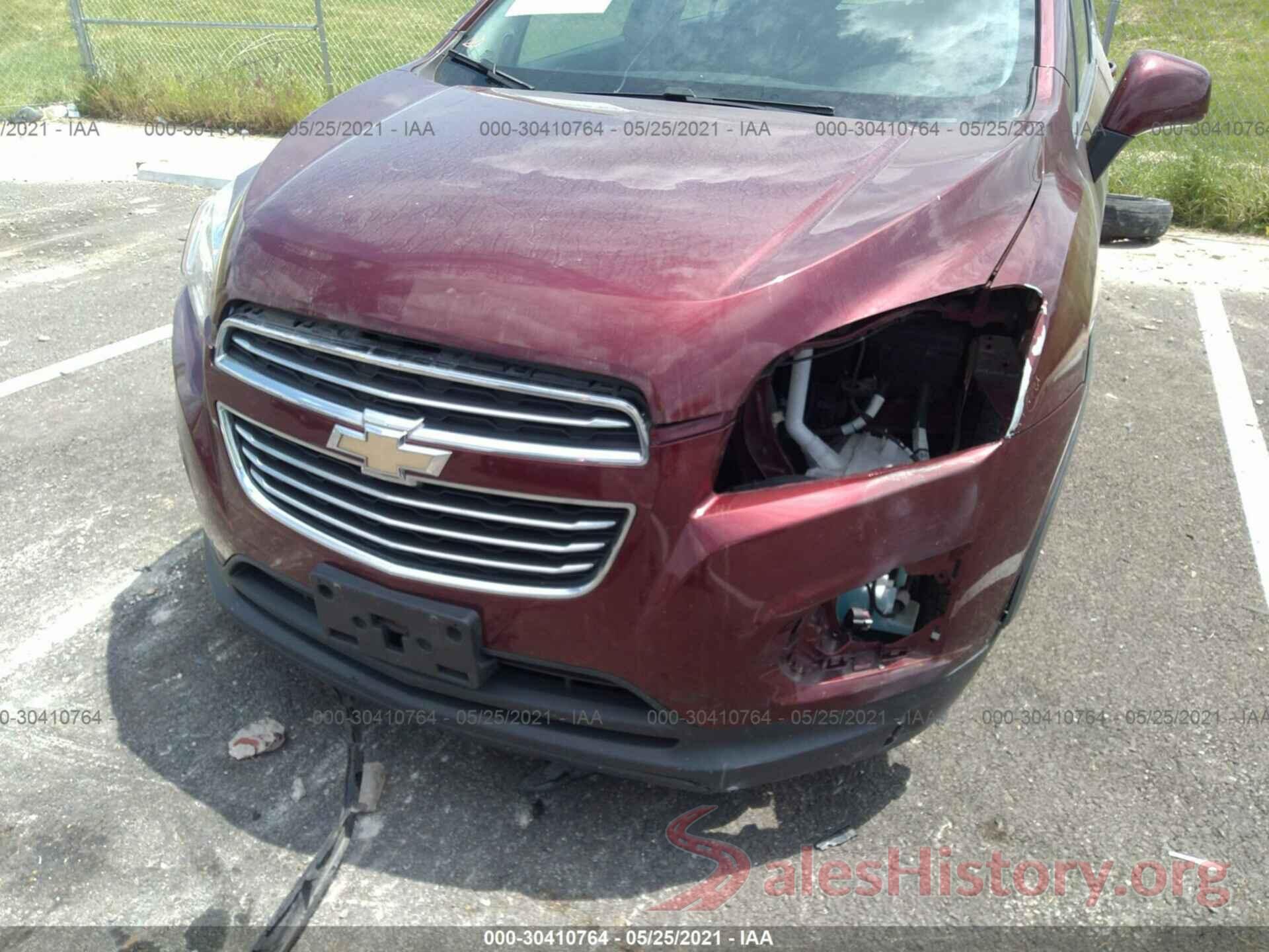 3GNCJKSB9GL240835 2016 CHEVROLET TRAX