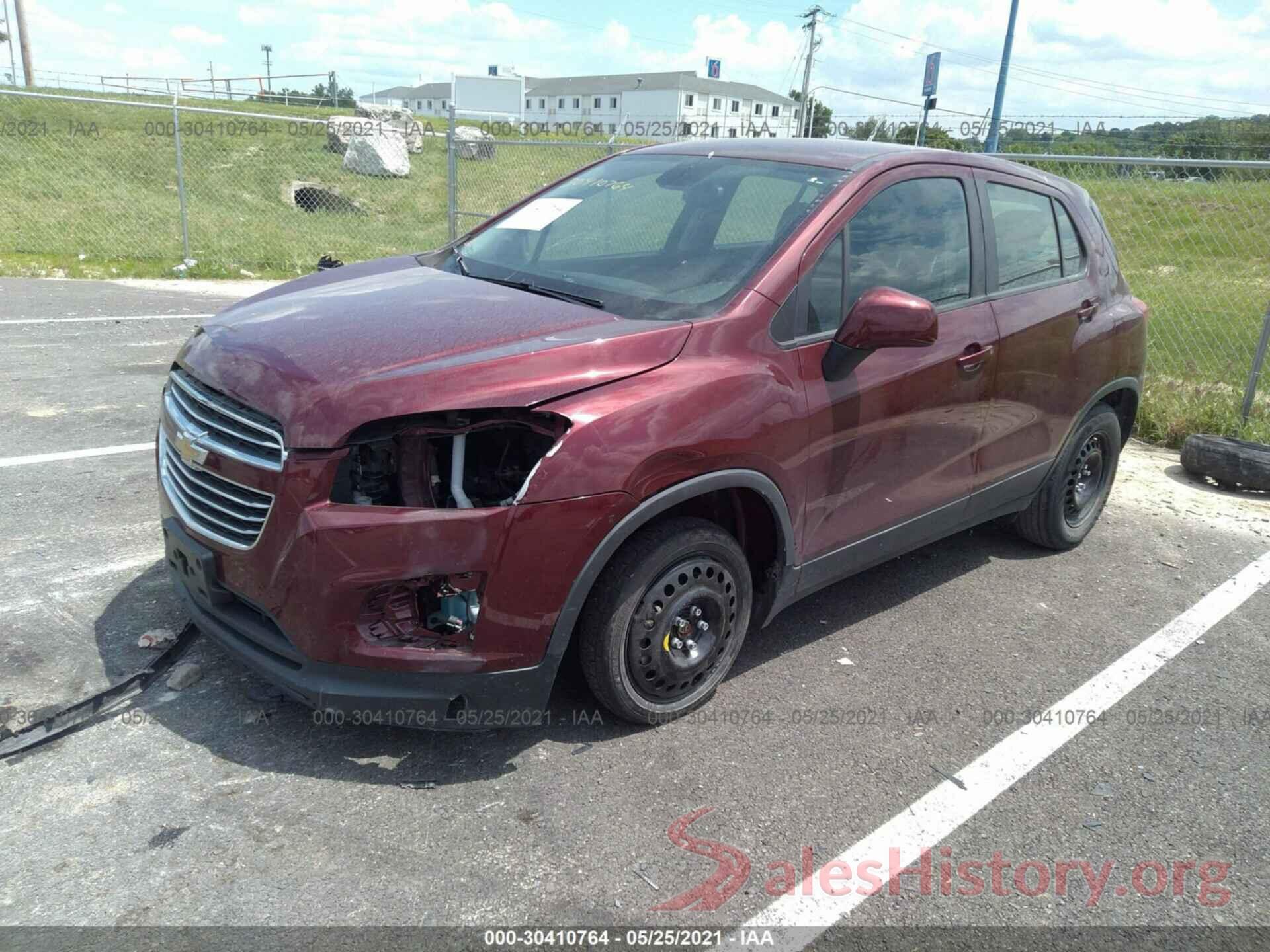 3GNCJKSB9GL240835 2016 CHEVROLET TRAX