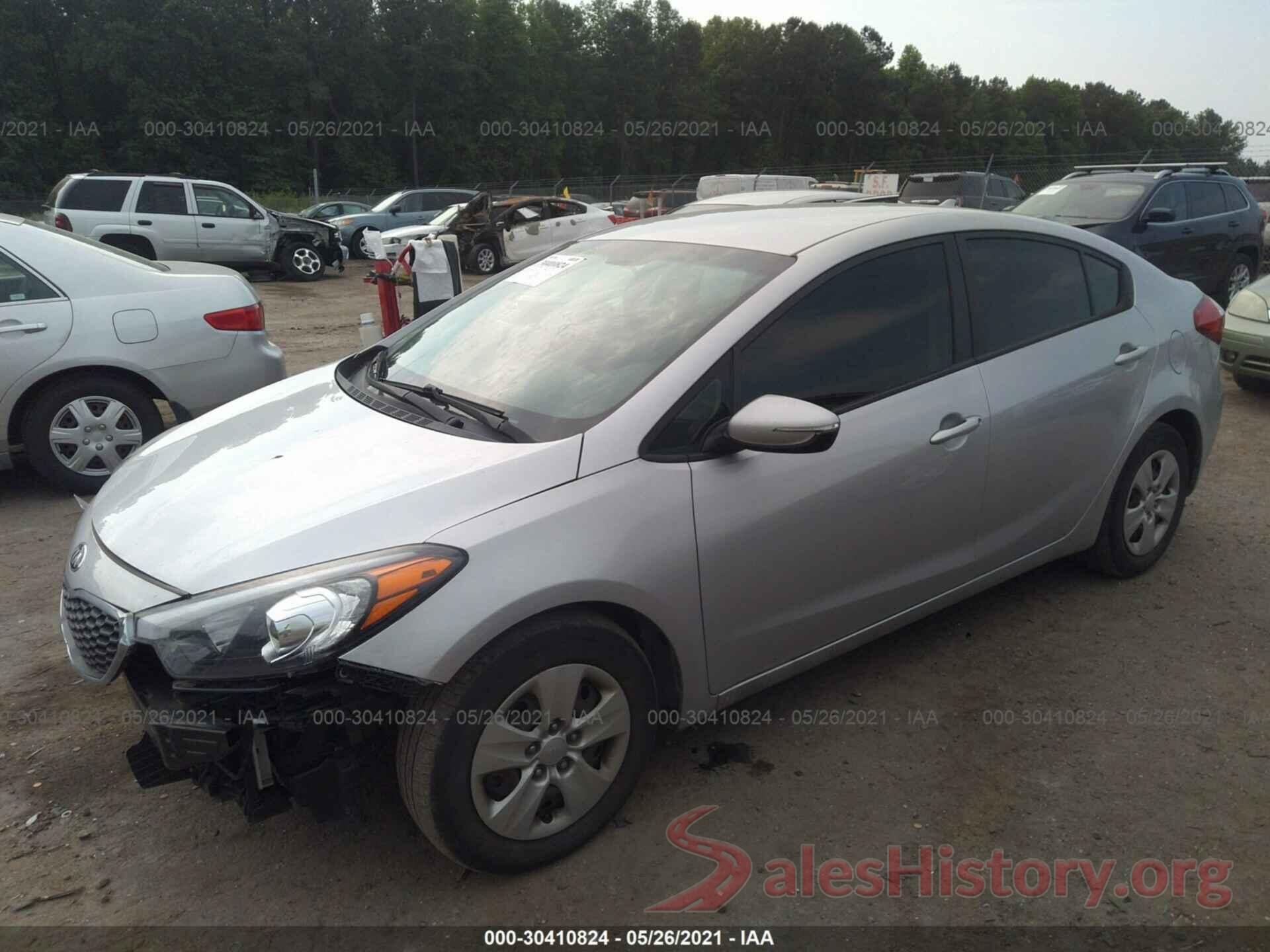 KNAFX4A66G5534078 2016 KIA FORTE