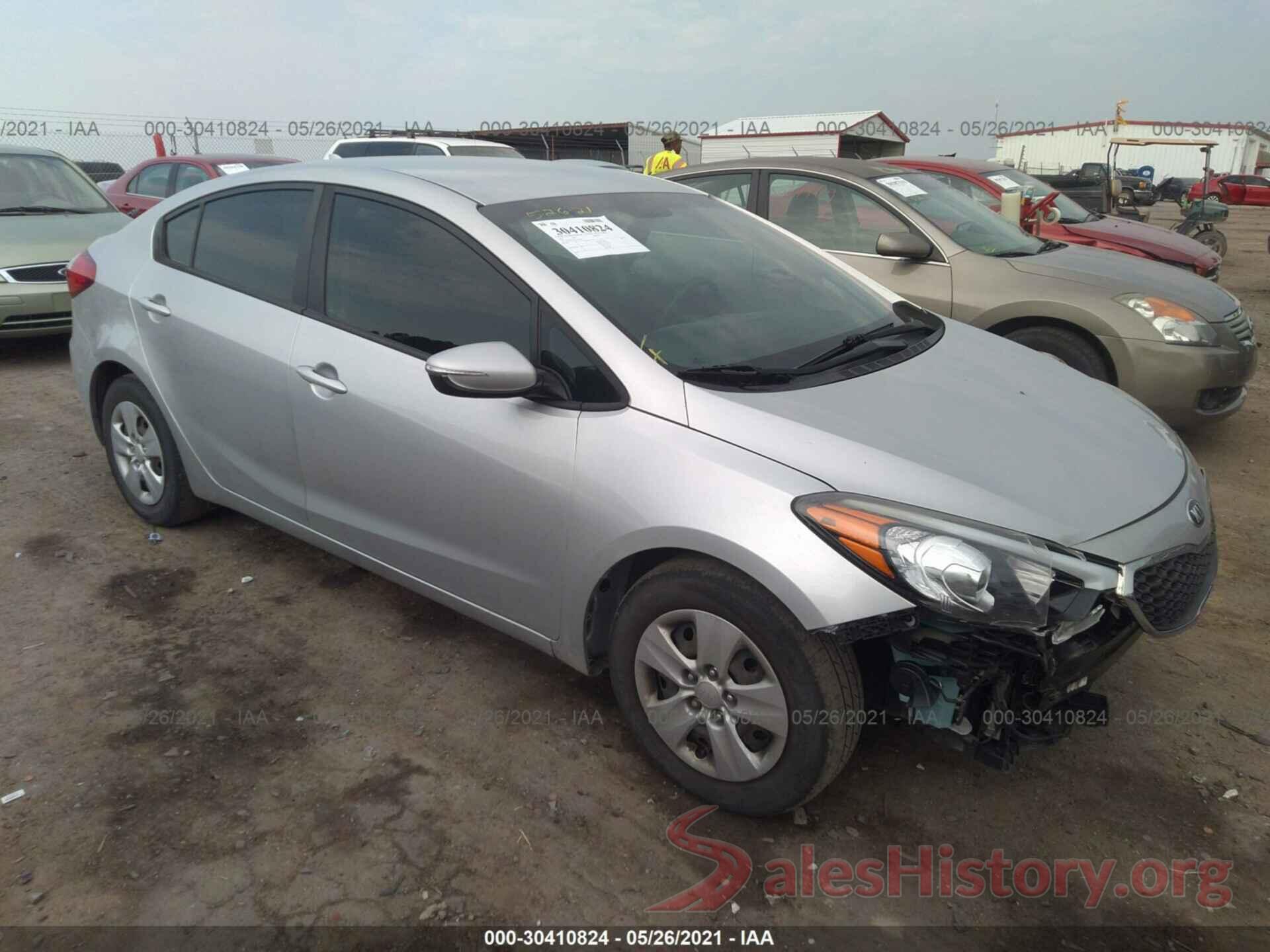 KNAFX4A66G5534078 2016 KIA FORTE