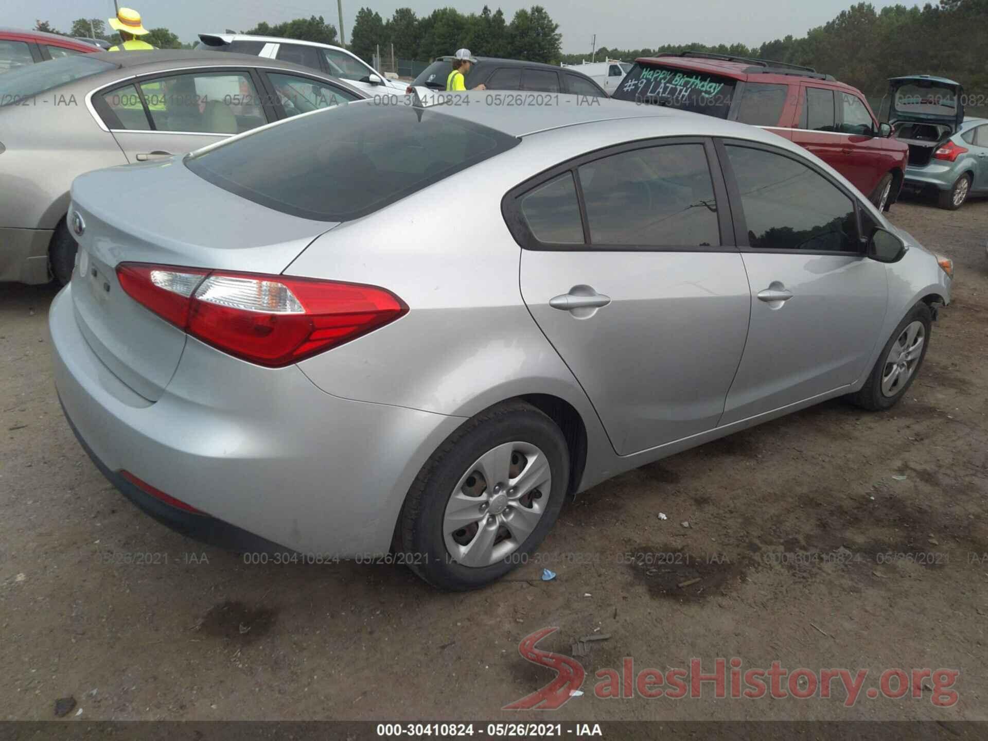 KNAFX4A66G5534078 2016 KIA FORTE