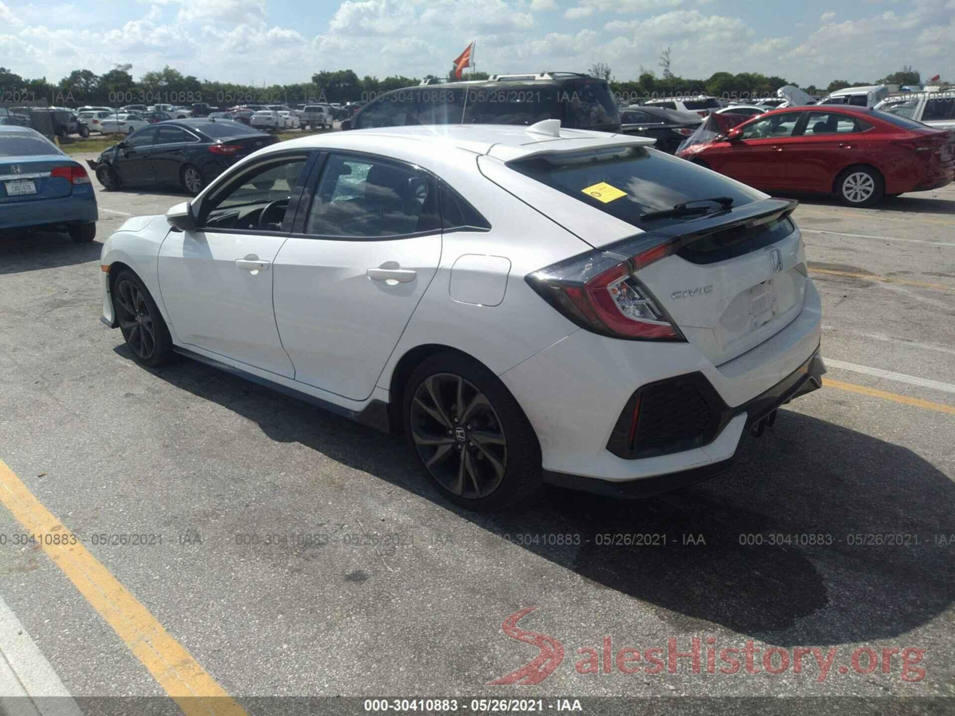 SHHFK7H48KU416157 2019 HONDA CIVIC HATCHBACK