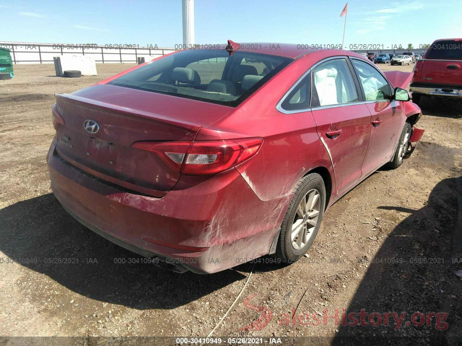 5NPE24AF3GH291827 2016 HYUNDAI SONATA