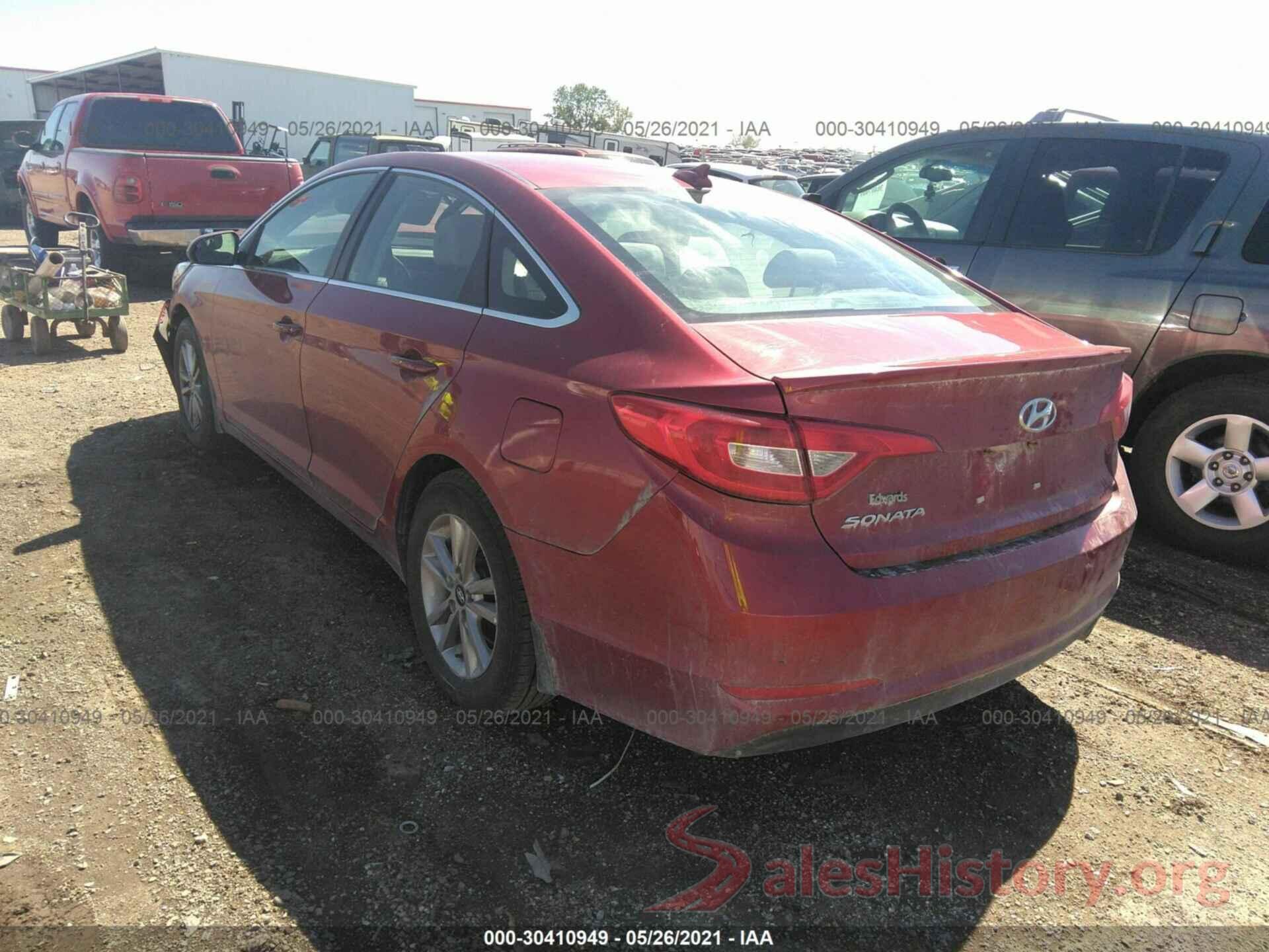 5NPE24AF3GH291827 2016 HYUNDAI SONATA