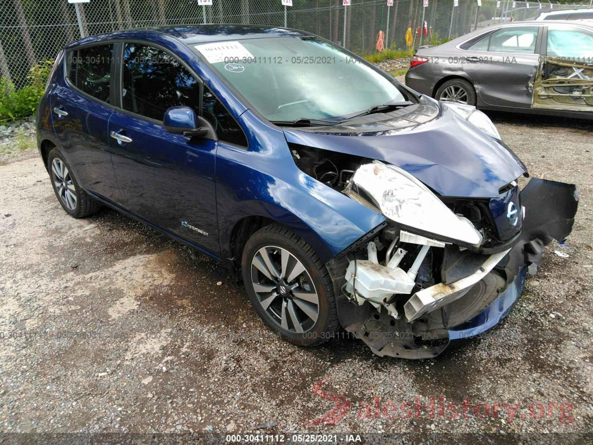 1N4BZ0CP6GC307176 2016 NISSAN LEAF