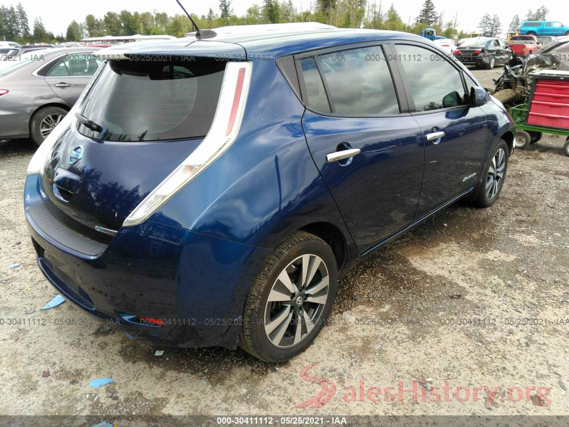 1N4BZ0CP6GC307176 2016 NISSAN LEAF