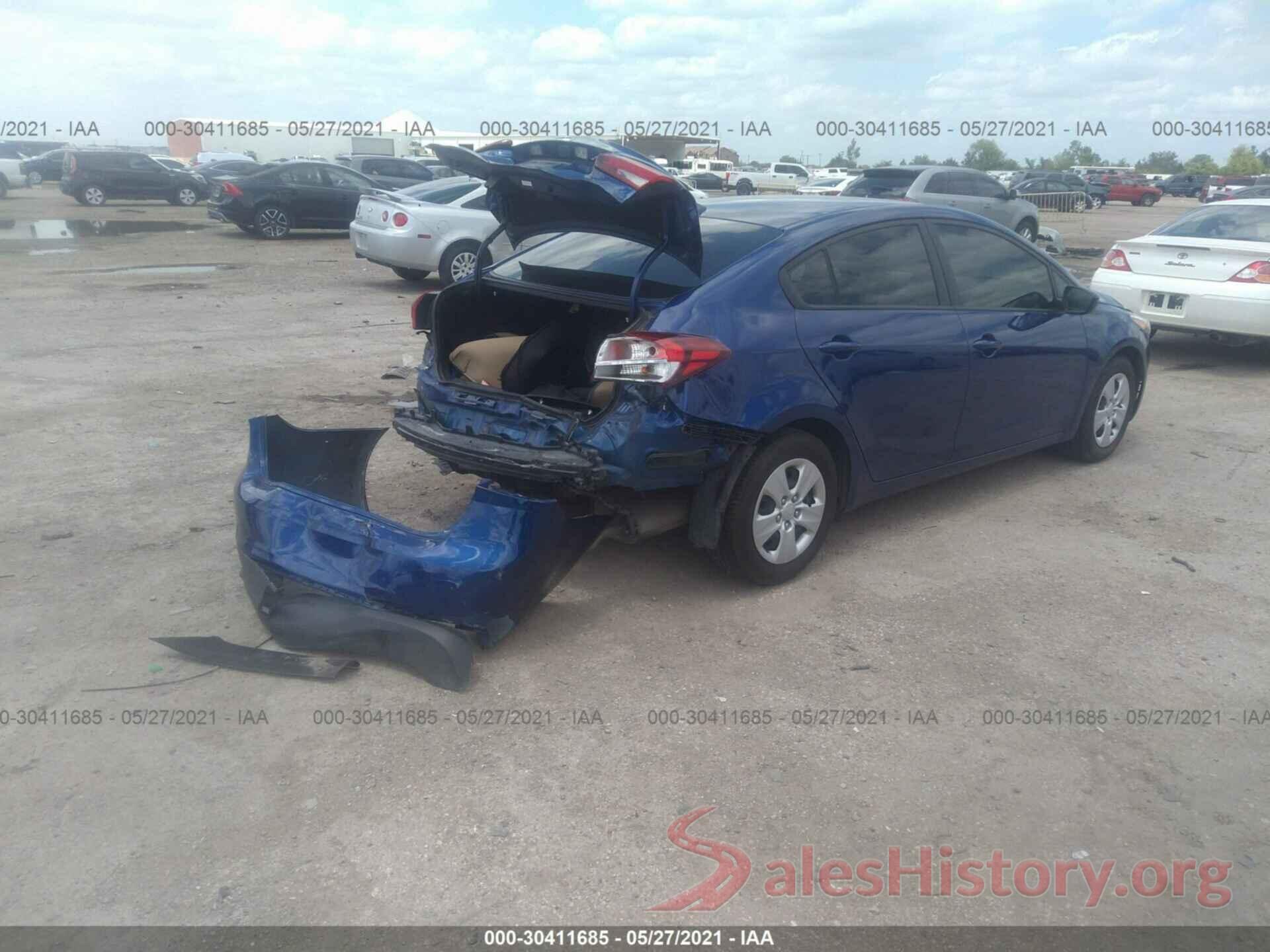 3KPFK4A76HE109167 2017 KIA FORTE