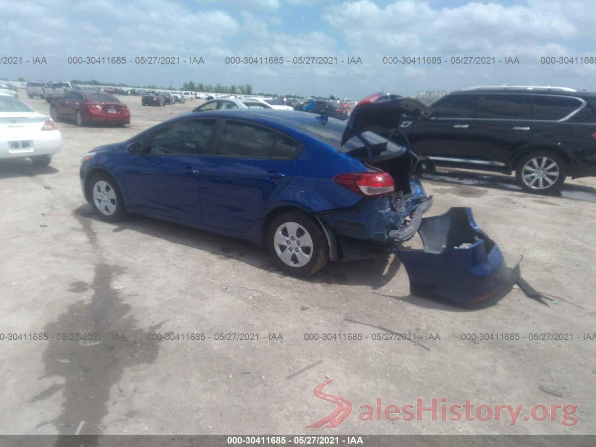 3KPFK4A76HE109167 2017 KIA FORTE