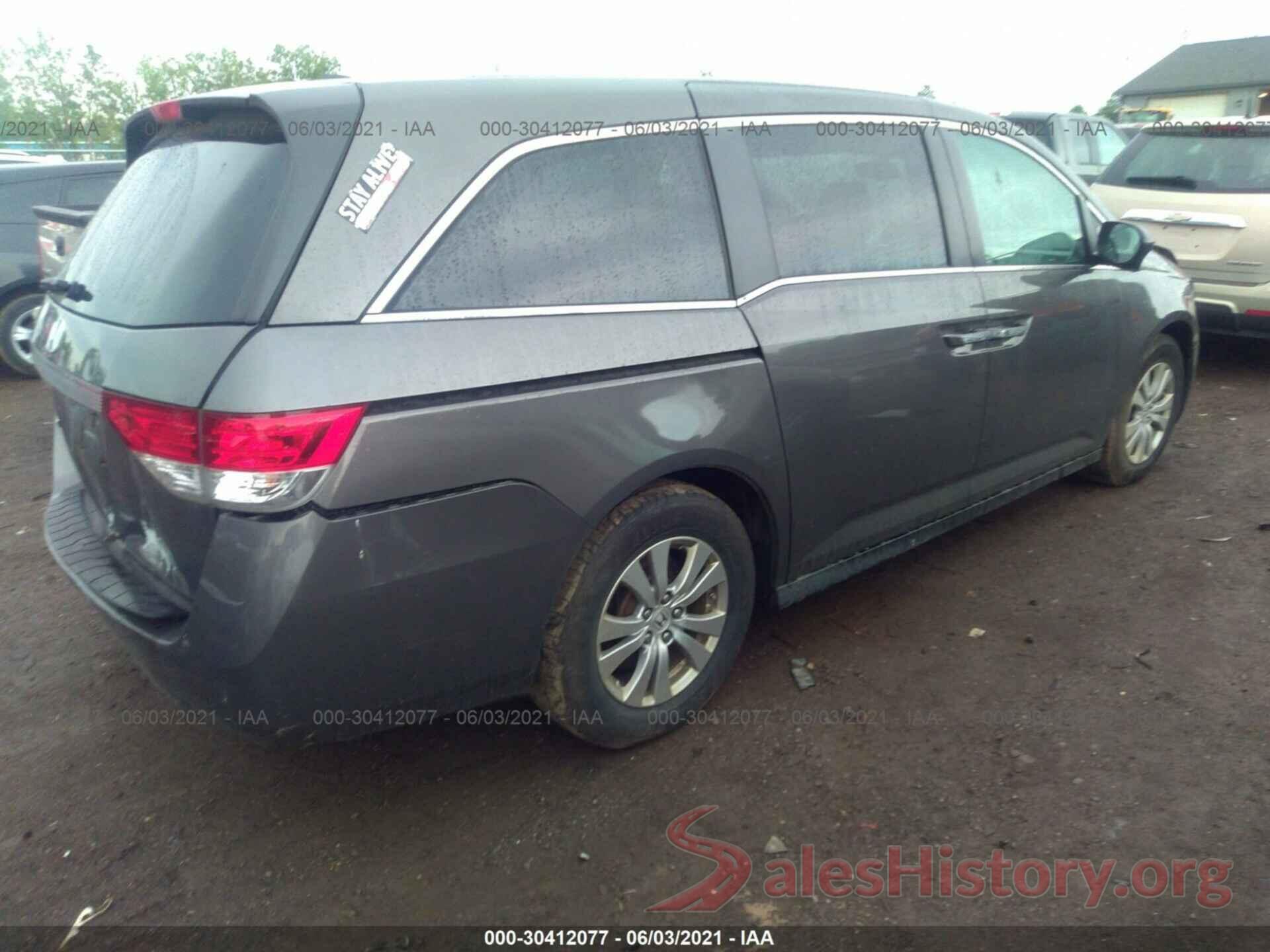 5FNRL5H63GB145548 2016 HONDA ODYSSEY