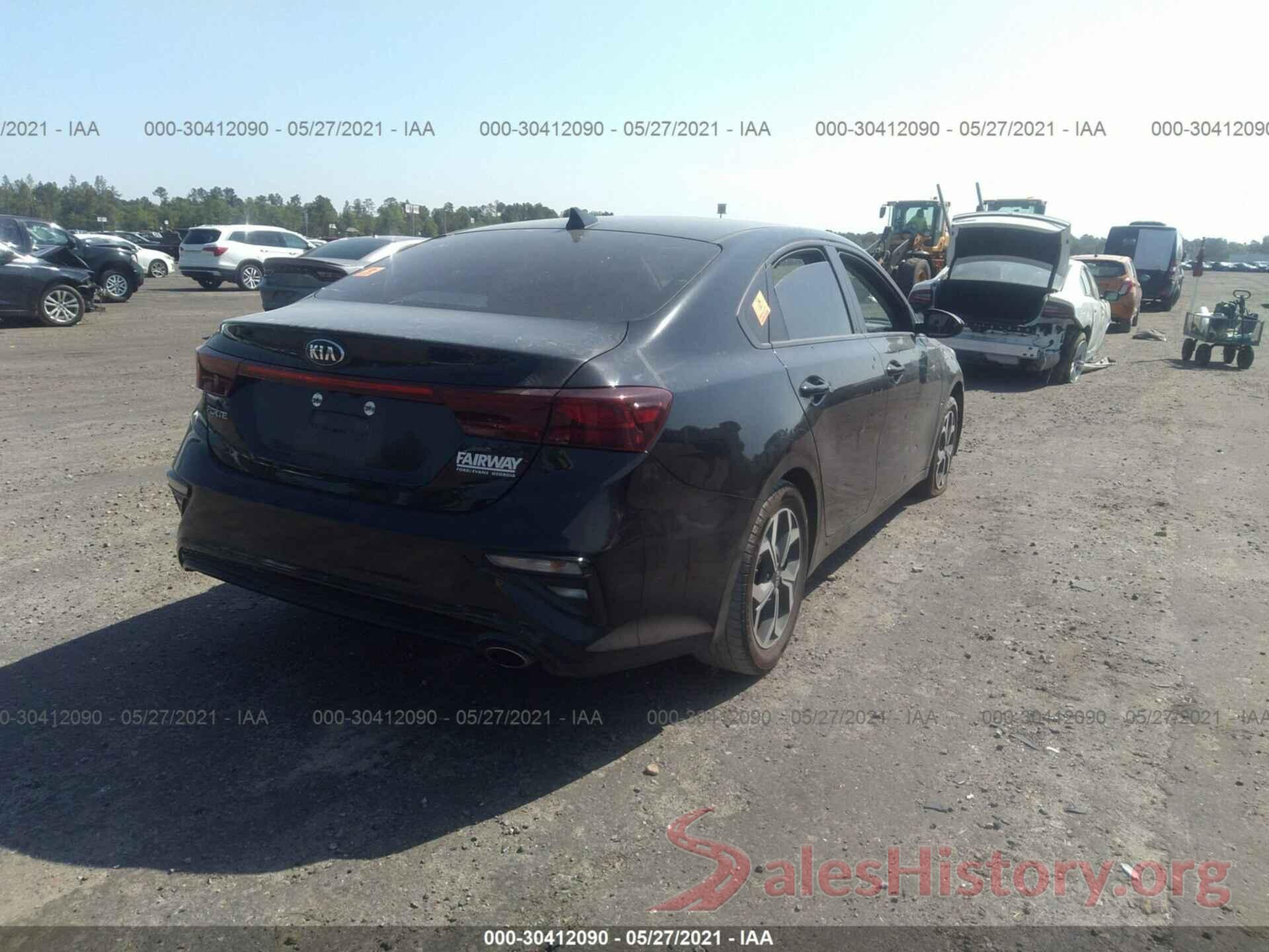 3KPF24AD6KE011589 2019 KIA FORTE