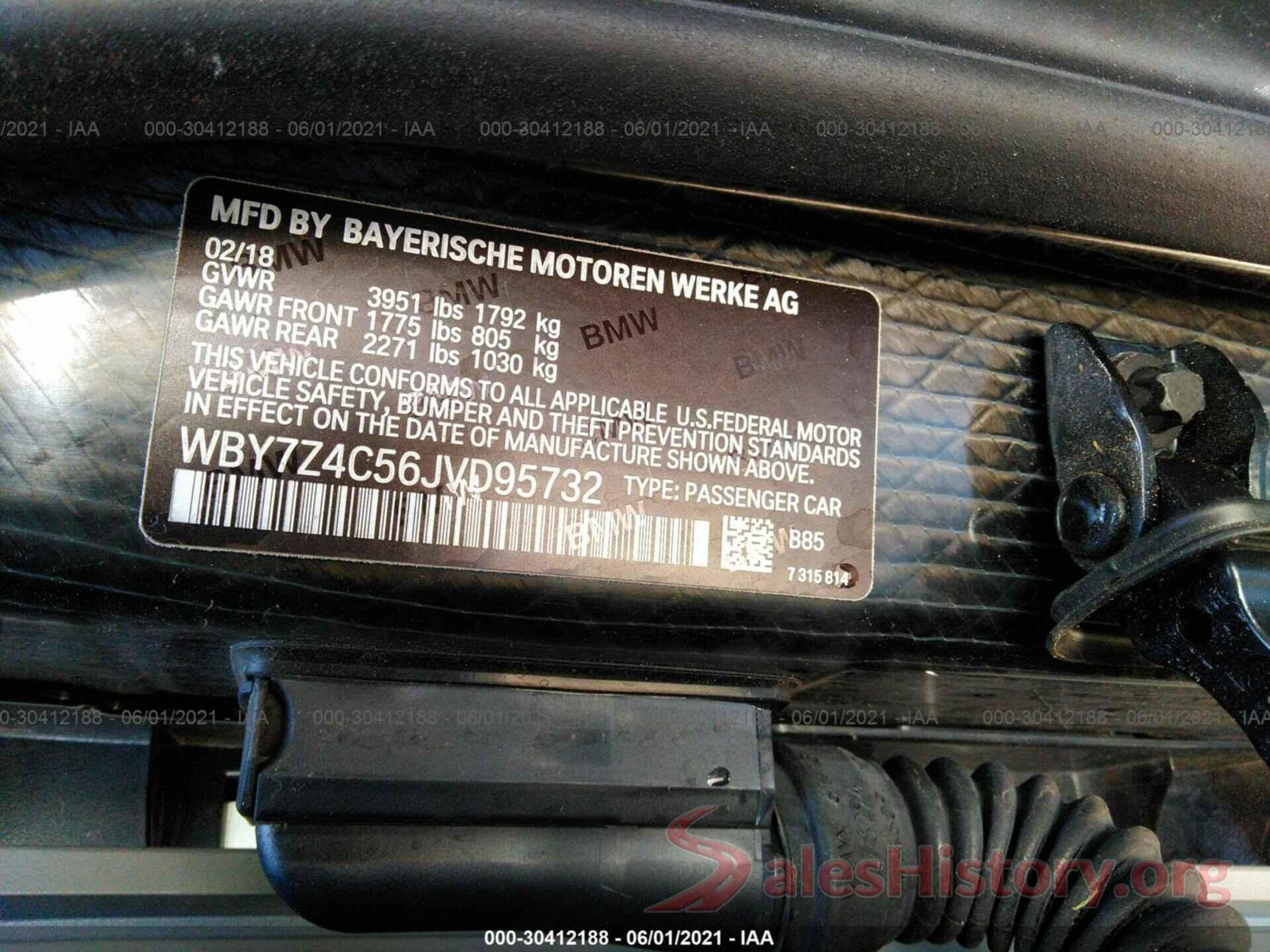 WBY7Z4C56JVD95732 2018 BMW I3