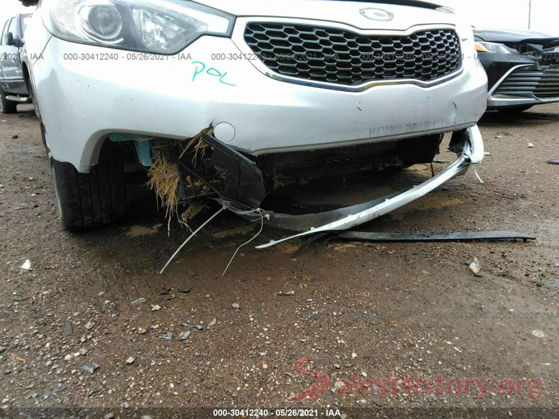 KNAFZ4A87G5550897 2016 KIA FORTE