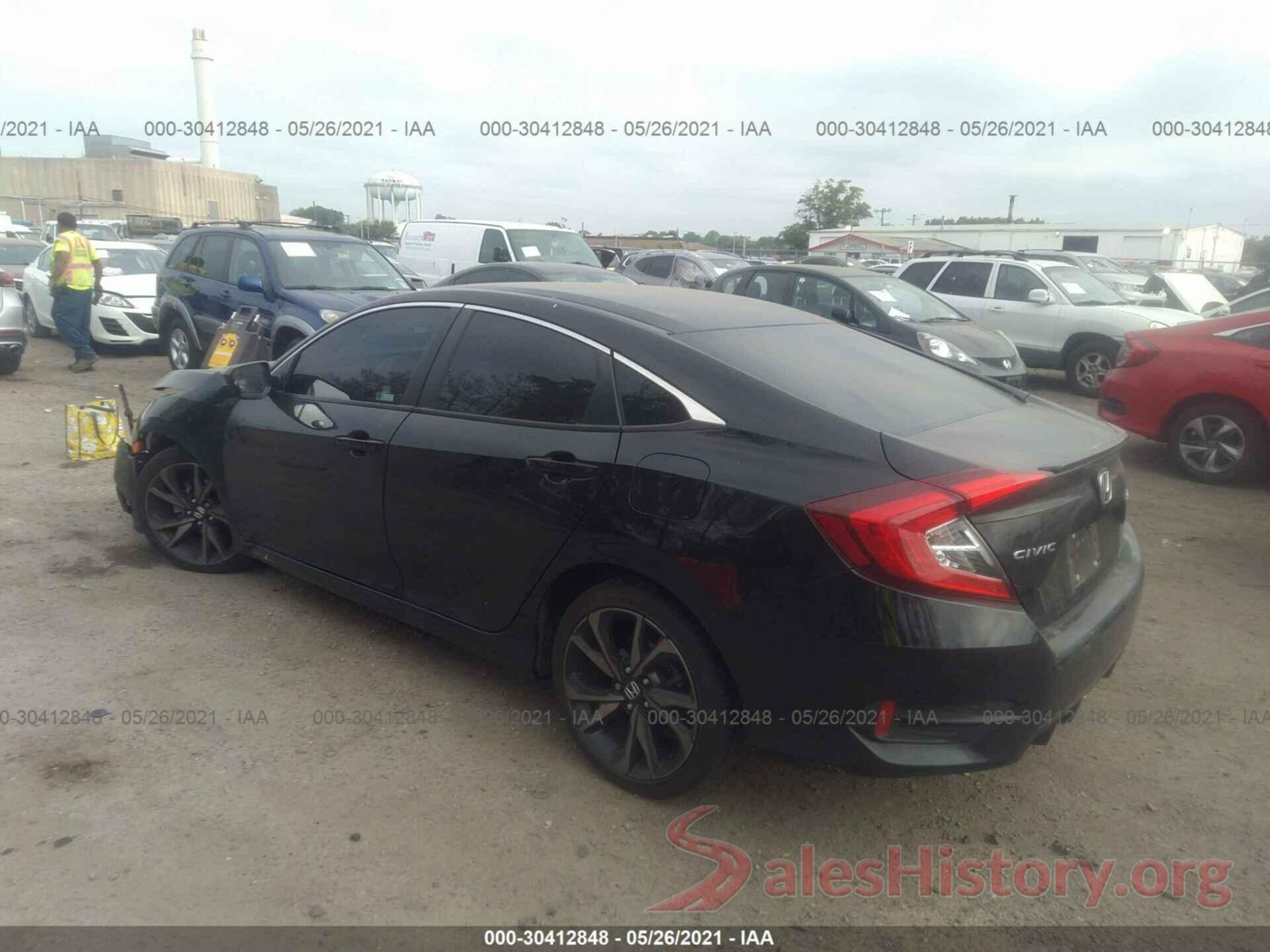 2HGFC2F86KH569848 2019 HONDA CIVIC SEDAN