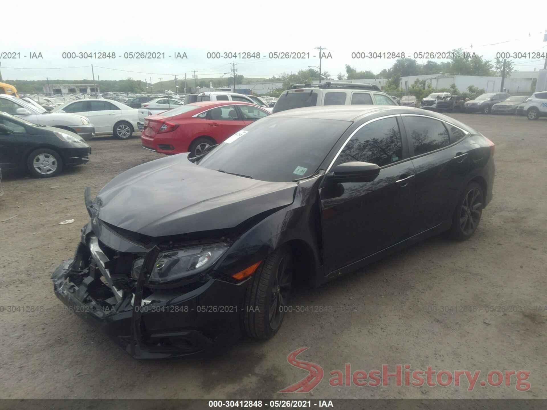 2HGFC2F86KH569848 2019 HONDA CIVIC SEDAN