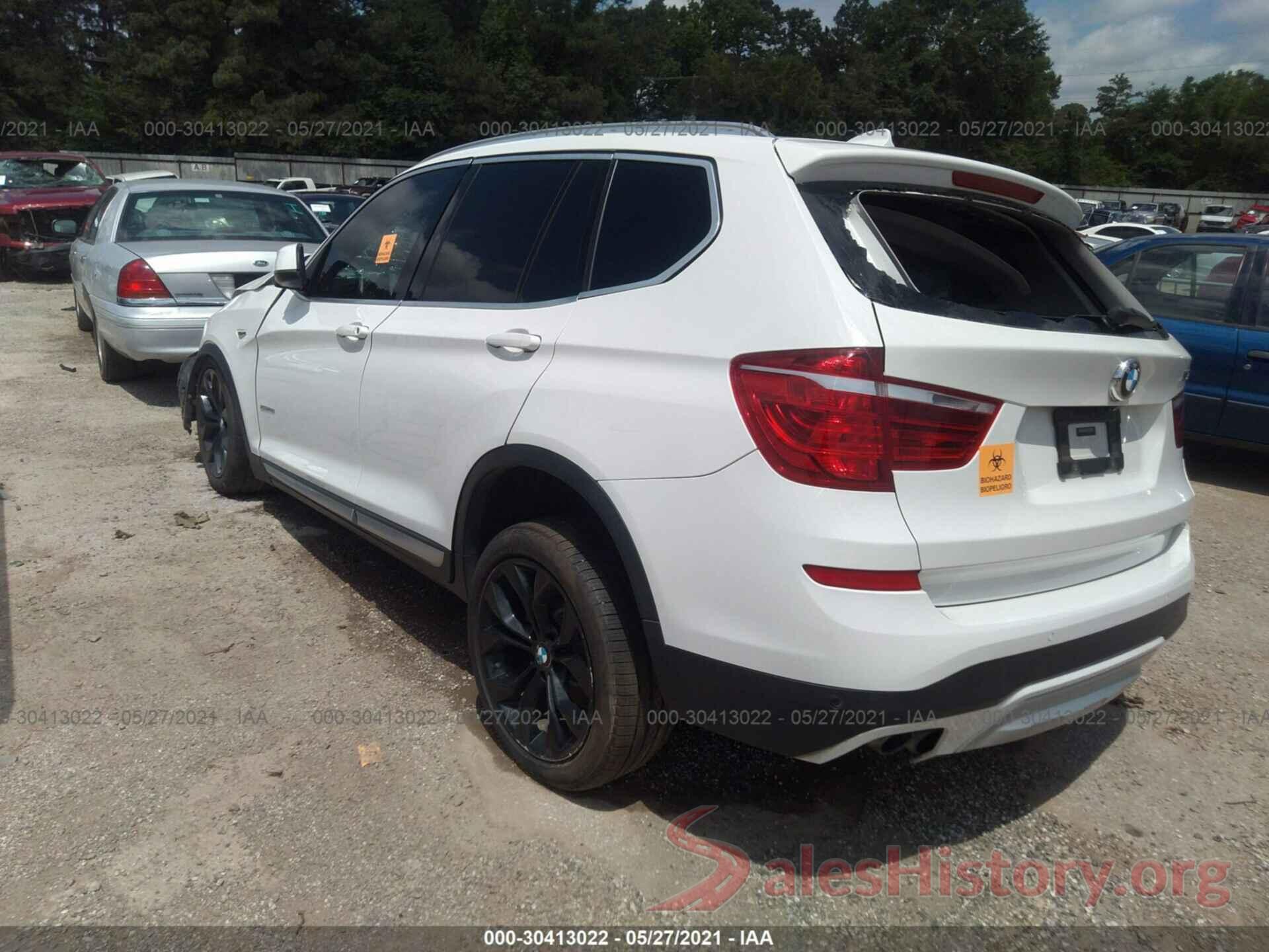 5UXWZ7C50G0R31977 2016 BMW X3