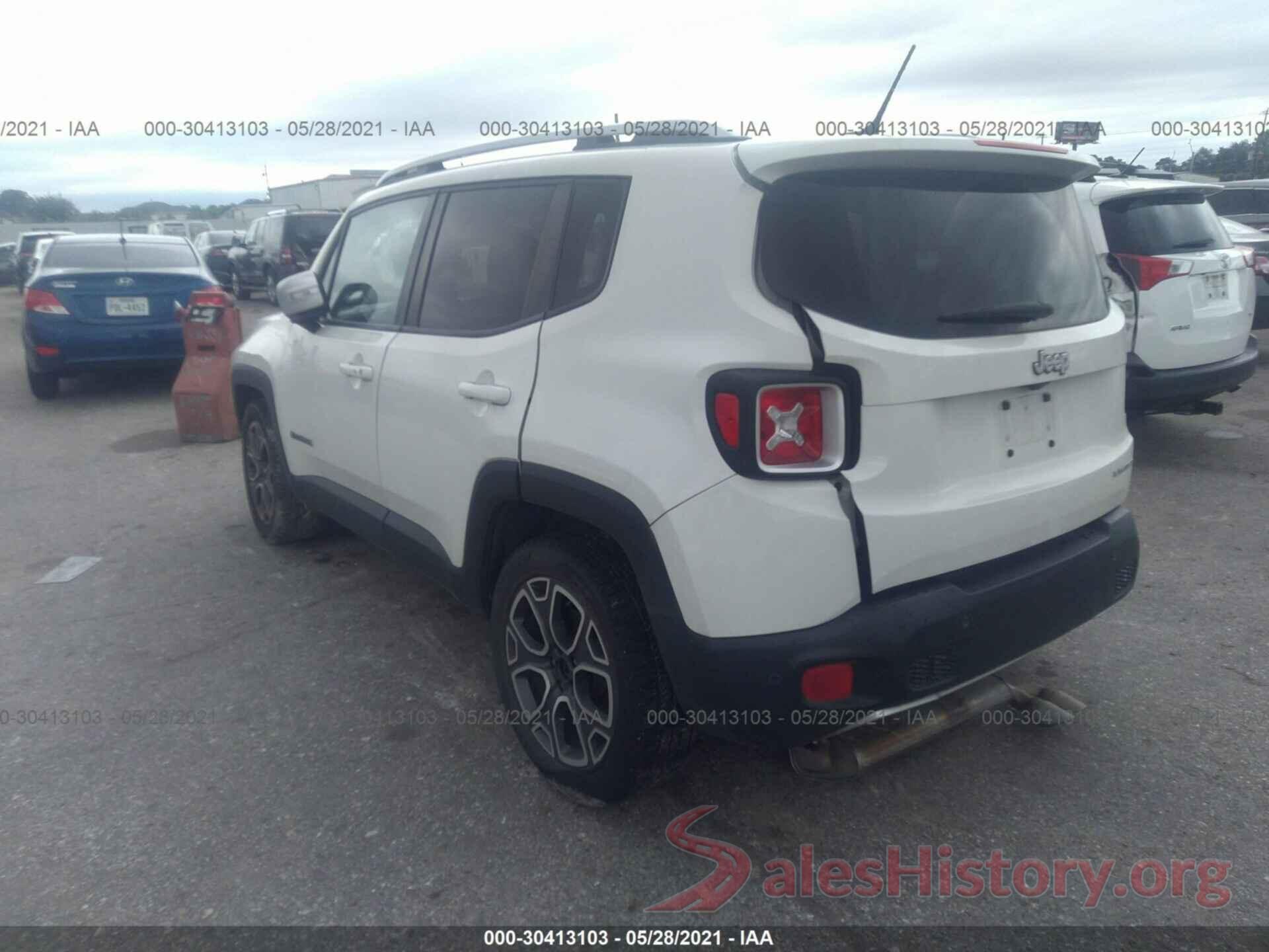 ZACCJADT0GPC62173 2016 JEEP RENEGADE