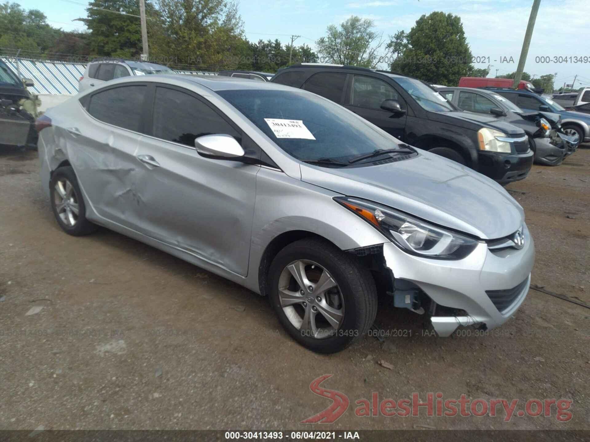 5NPDH4AE5GH790520 2016 HYUNDAI ELANTRA