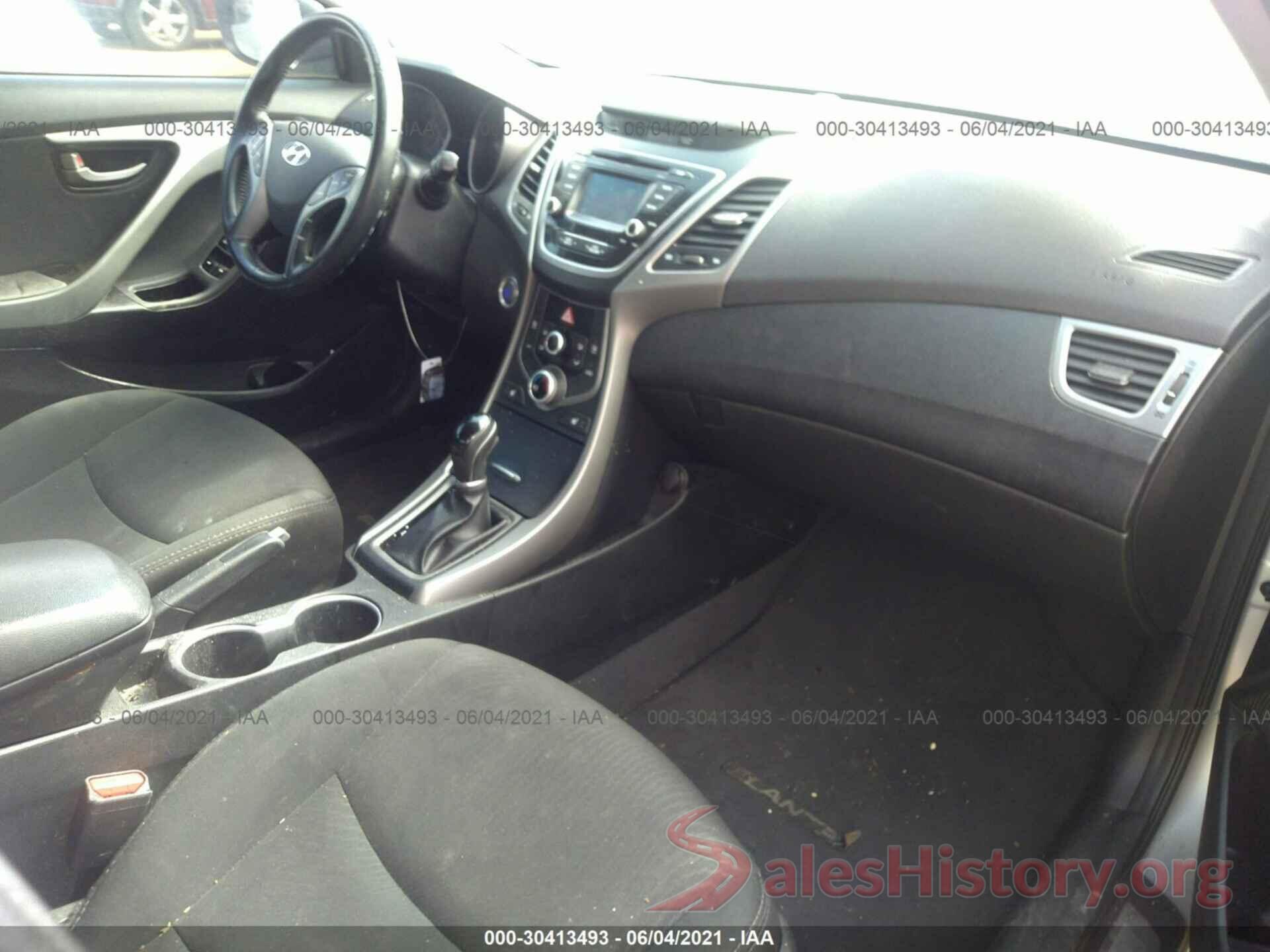 5NPDH4AE5GH790520 2016 HYUNDAI ELANTRA