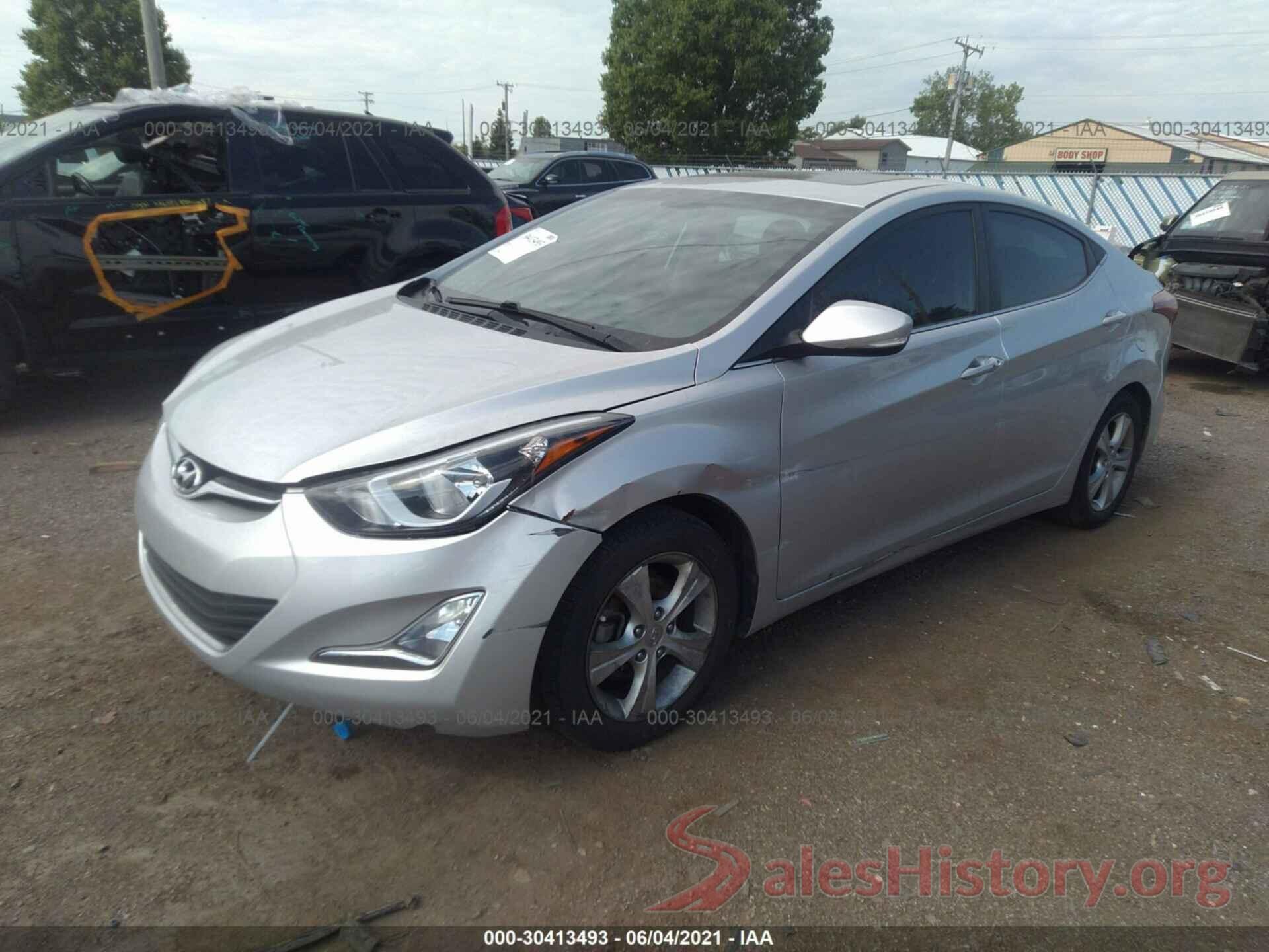 5NPDH4AE5GH790520 2016 HYUNDAI ELANTRA