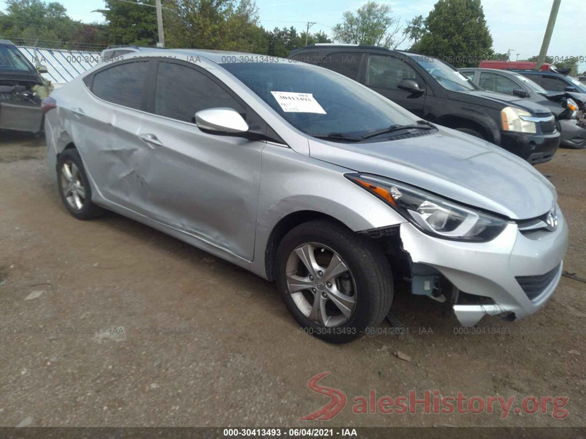 5NPDH4AE5GH790520 2016 HYUNDAI ELANTRA