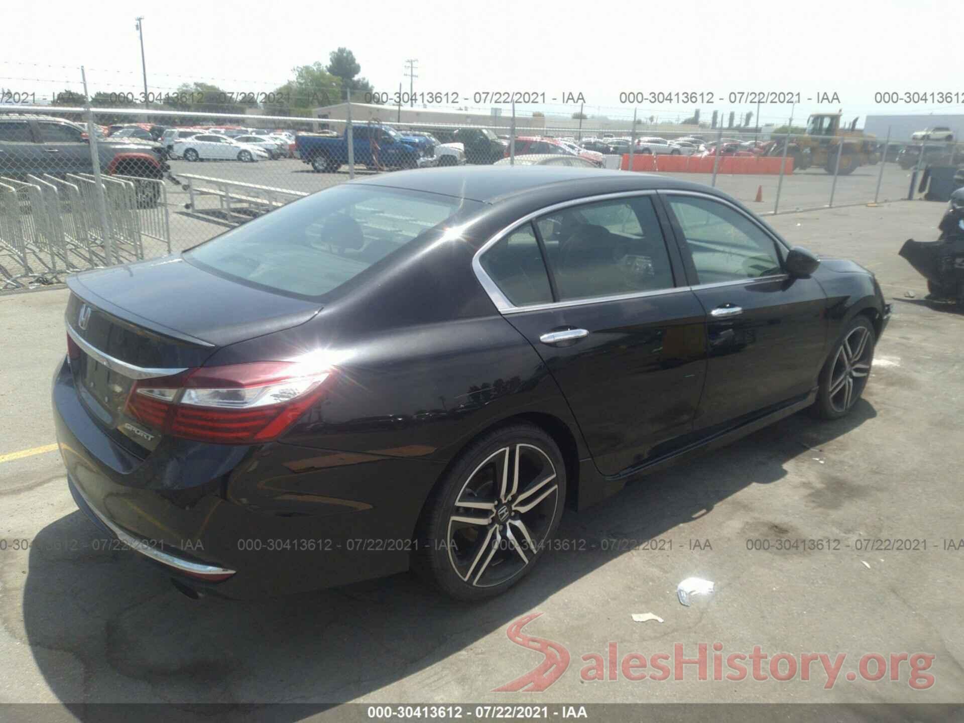 1HGCR2F51GA175932 2016 HONDA ACCORD SEDAN