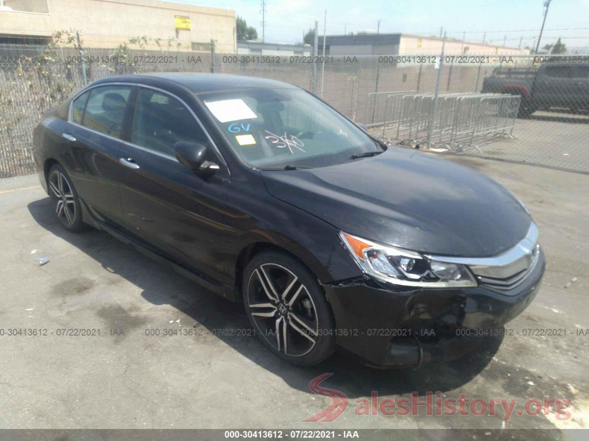 1HGCR2F51GA175932 2016 HONDA ACCORD SEDAN