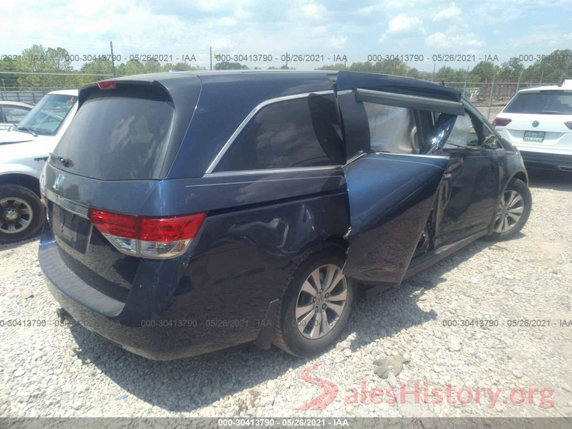 5FNRL5H69GB001616 2016 HONDA ODYSSEY