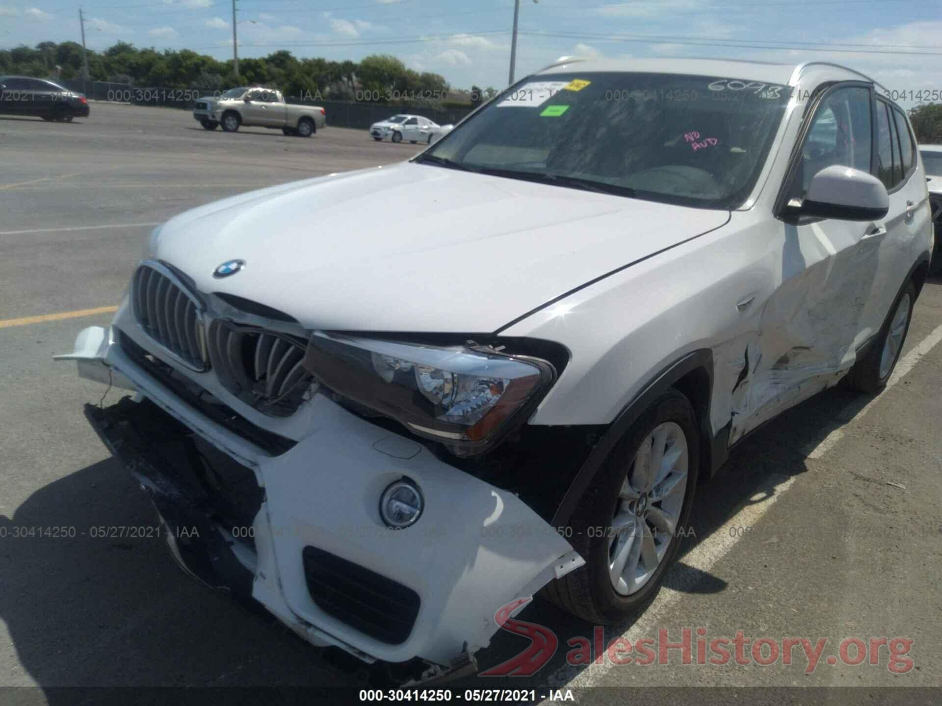 5UXWX9C51G0D86098 2016 BMW X3