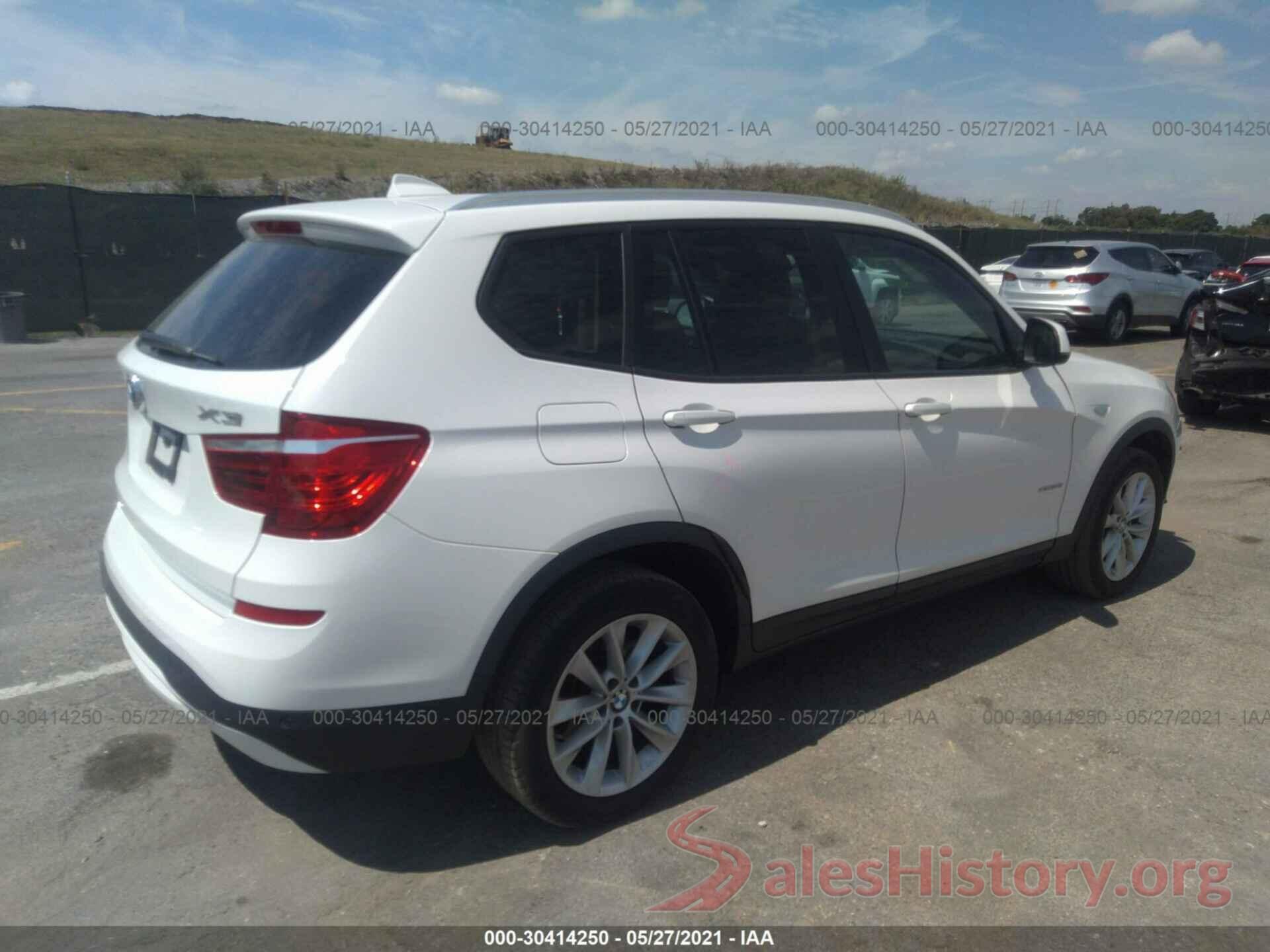 5UXWX9C51G0D86098 2016 BMW X3