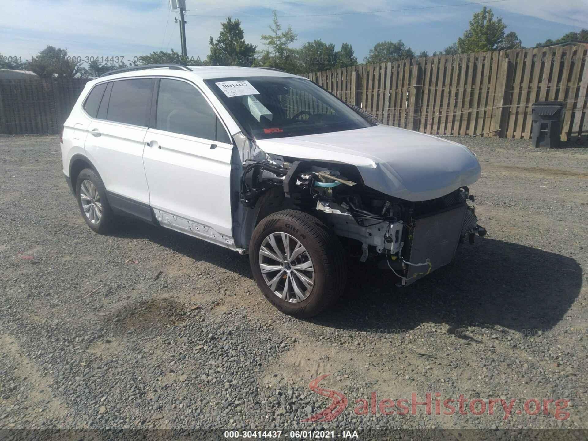 3VV2B7AXXKM091707 2019 VOLKSWAGEN TIGUAN