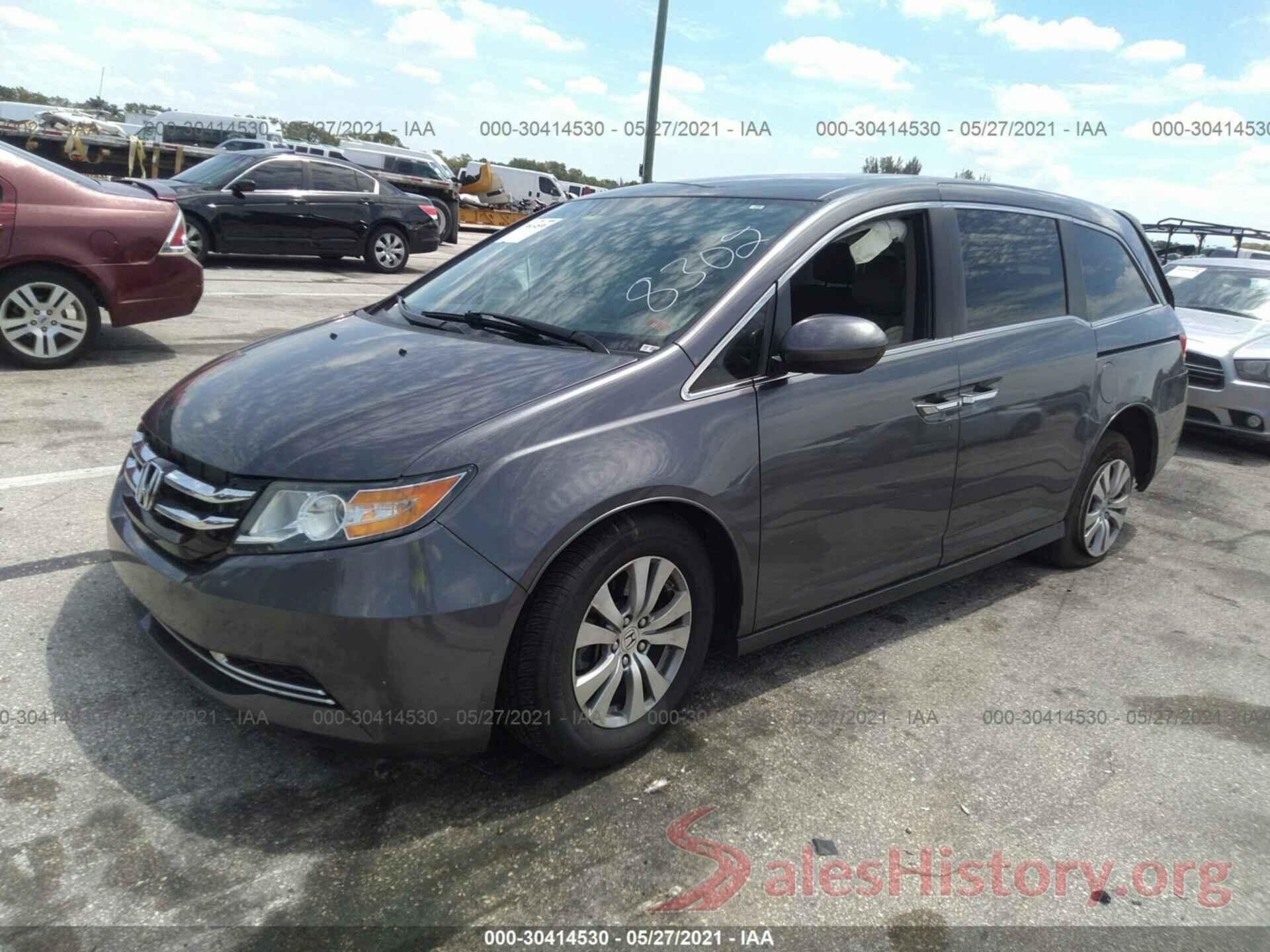 5FNRL5H38GB018302 2016 HONDA ODYSSEY