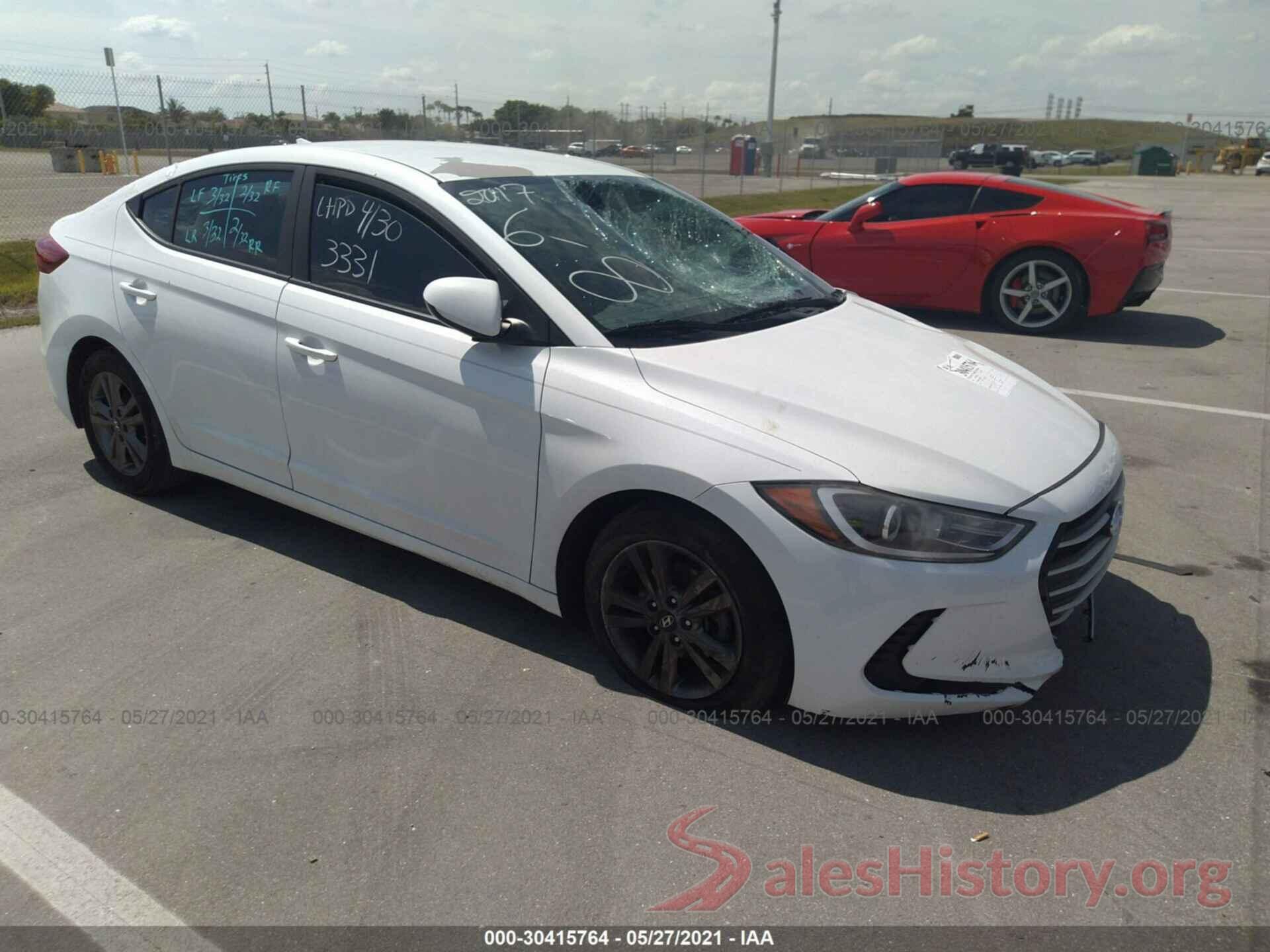 5NPD84LF3HH003331 2017 HYUNDAI ELANTRA