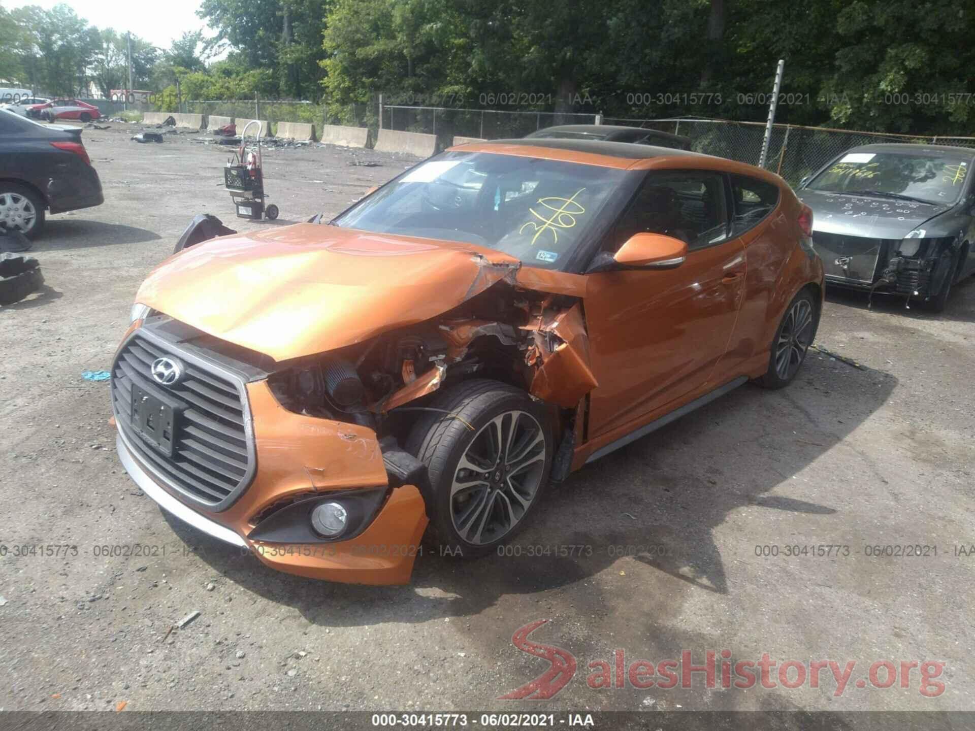 KMHTC6AE3GU250820 2016 HYUNDAI VELOSTER