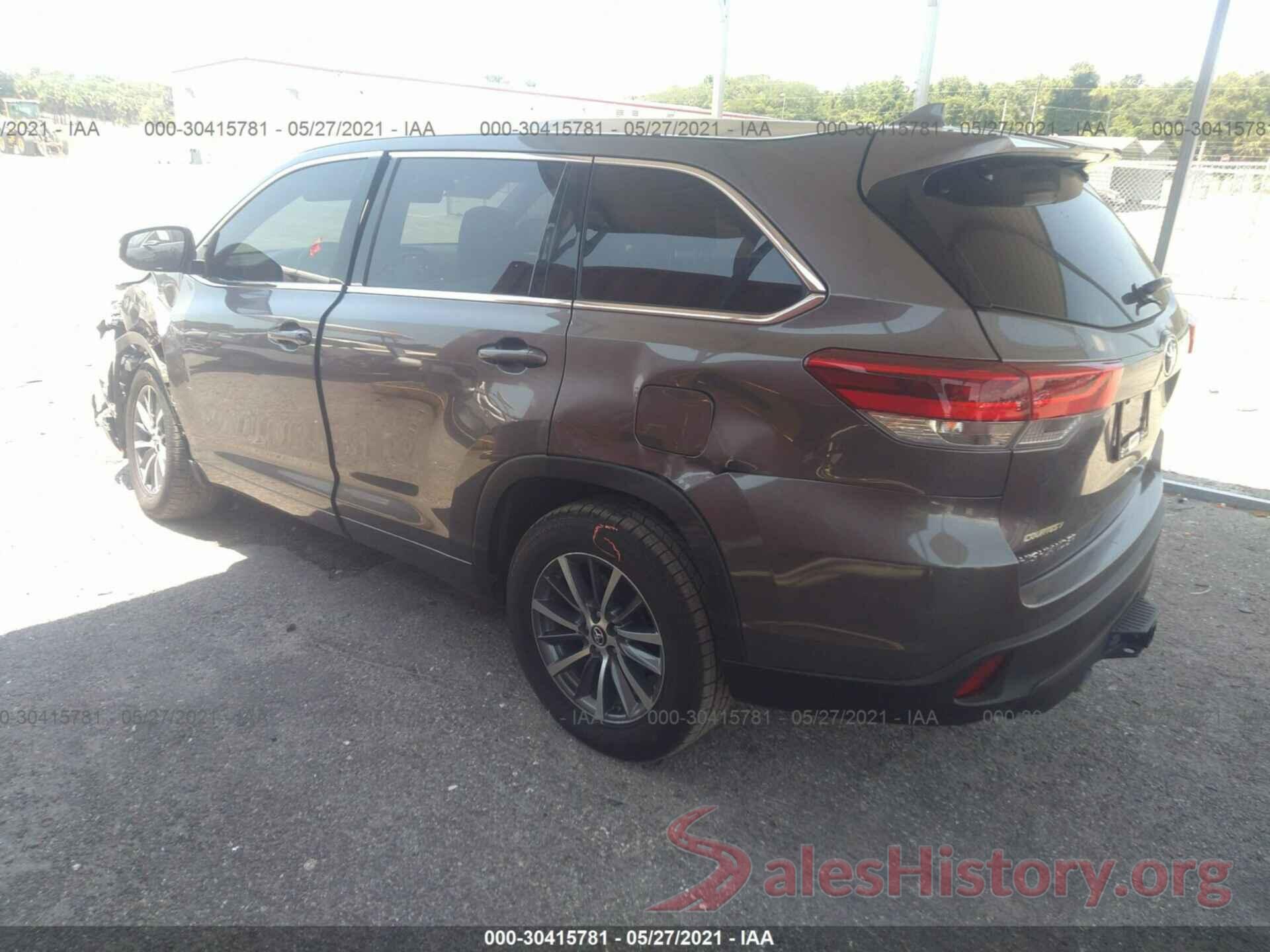 5TDKZRFHXHS215538 2017 TOYOTA HIGHLANDER