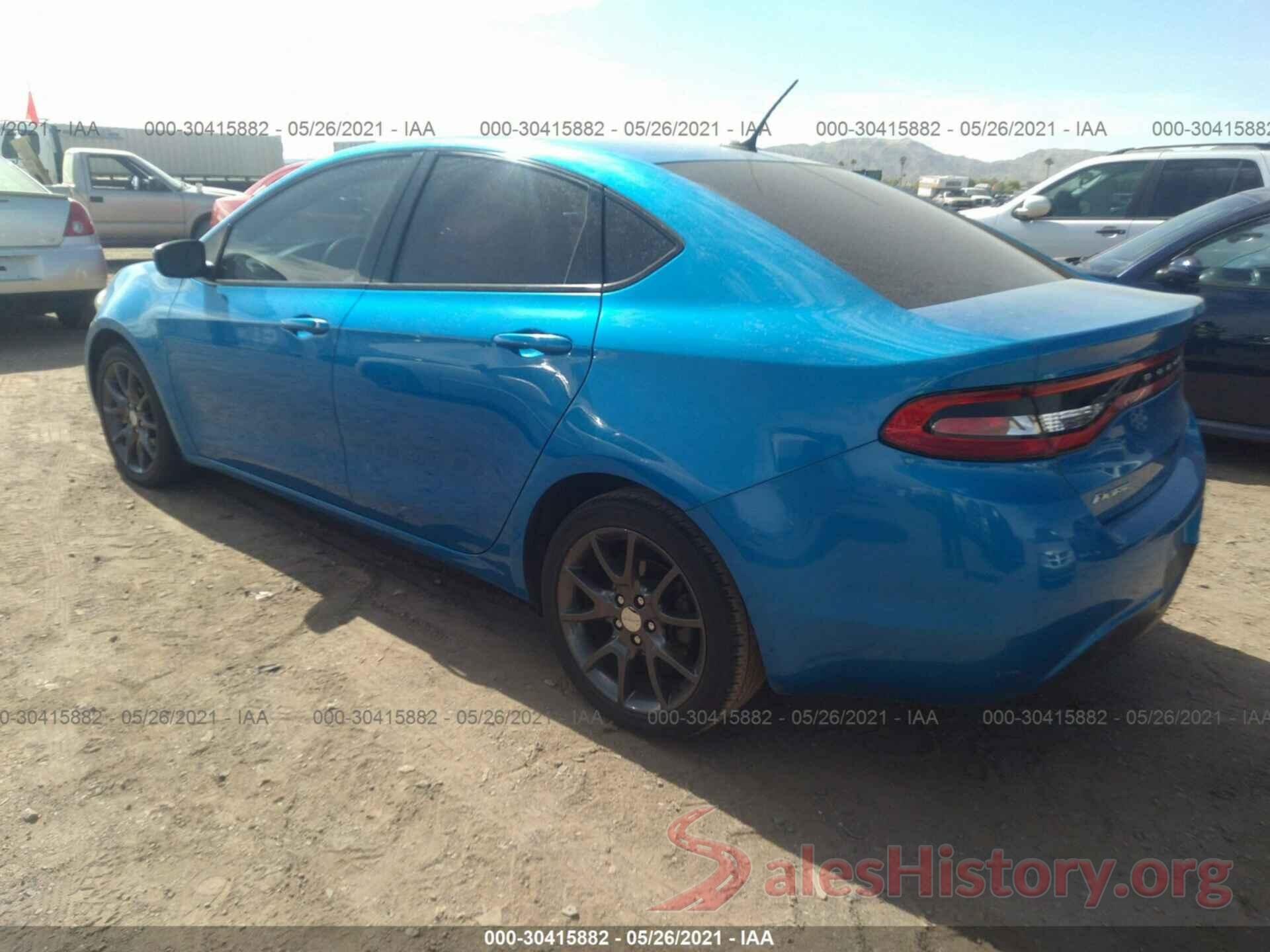 1C3CDFAA4GD516221 2016 DODGE DART