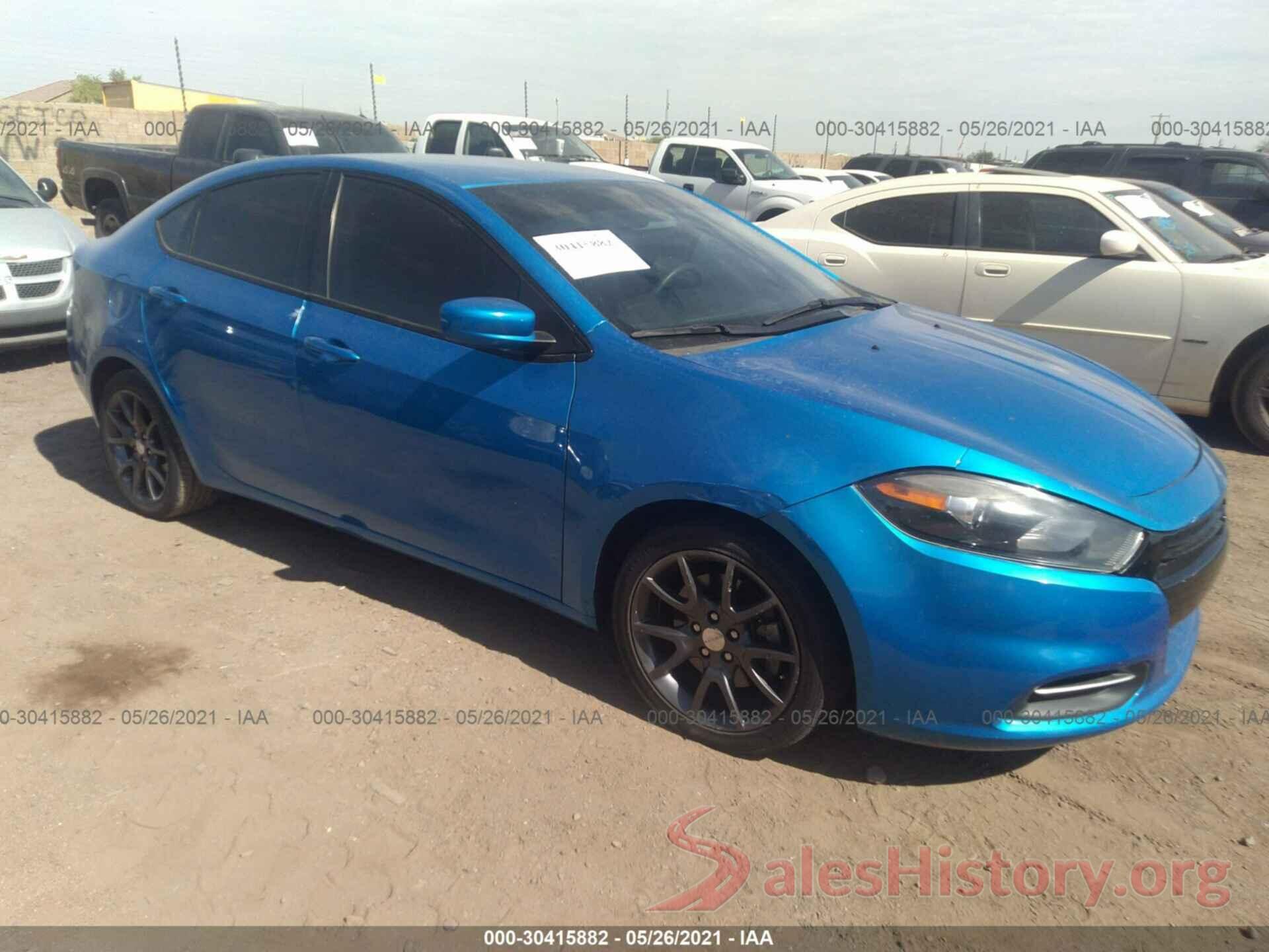 1C3CDFAA4GD516221 2016 DODGE DART