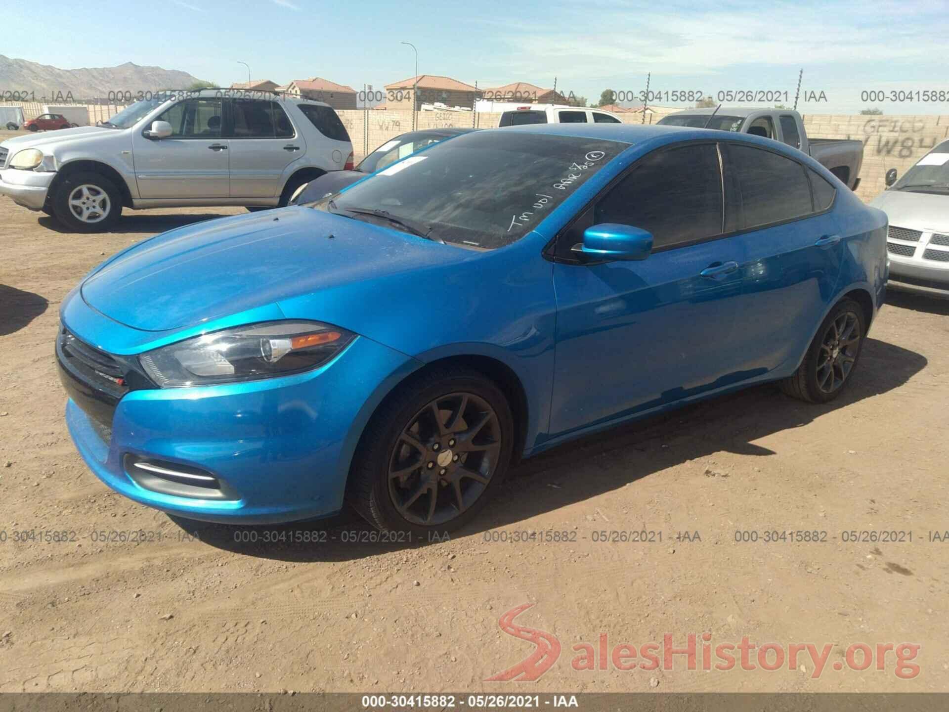 1C3CDFAA4GD516221 2016 DODGE DART