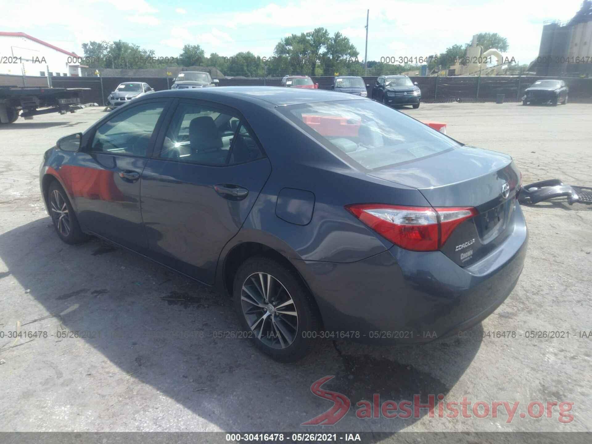 5YFBURHE6GP493586 2016 TOYOTA COROLLA