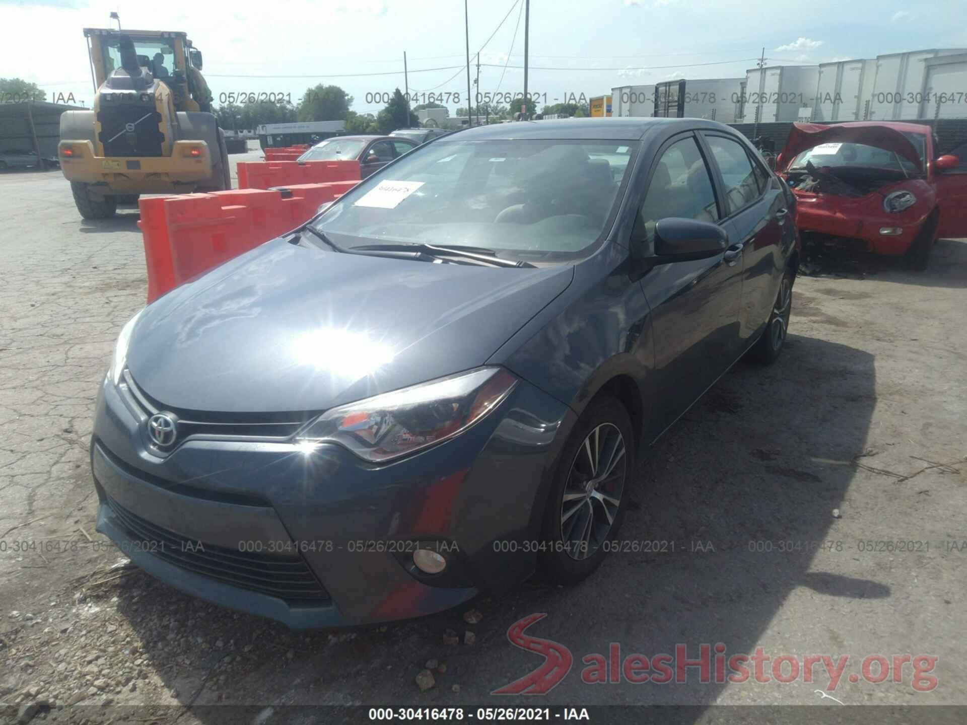 5YFBURHE6GP493586 2016 TOYOTA COROLLA