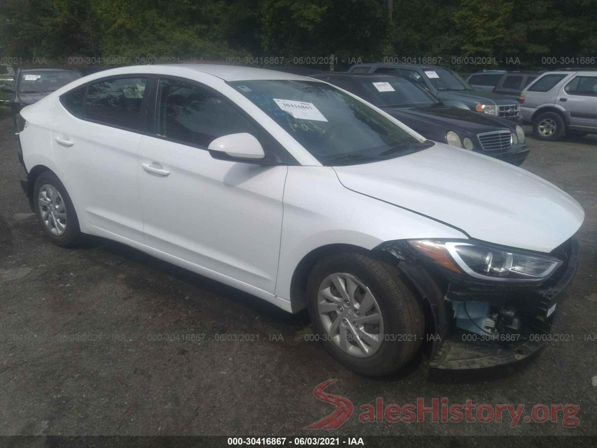 5NPD74LF4JH367850 2018 HYUNDAI ELANTRA