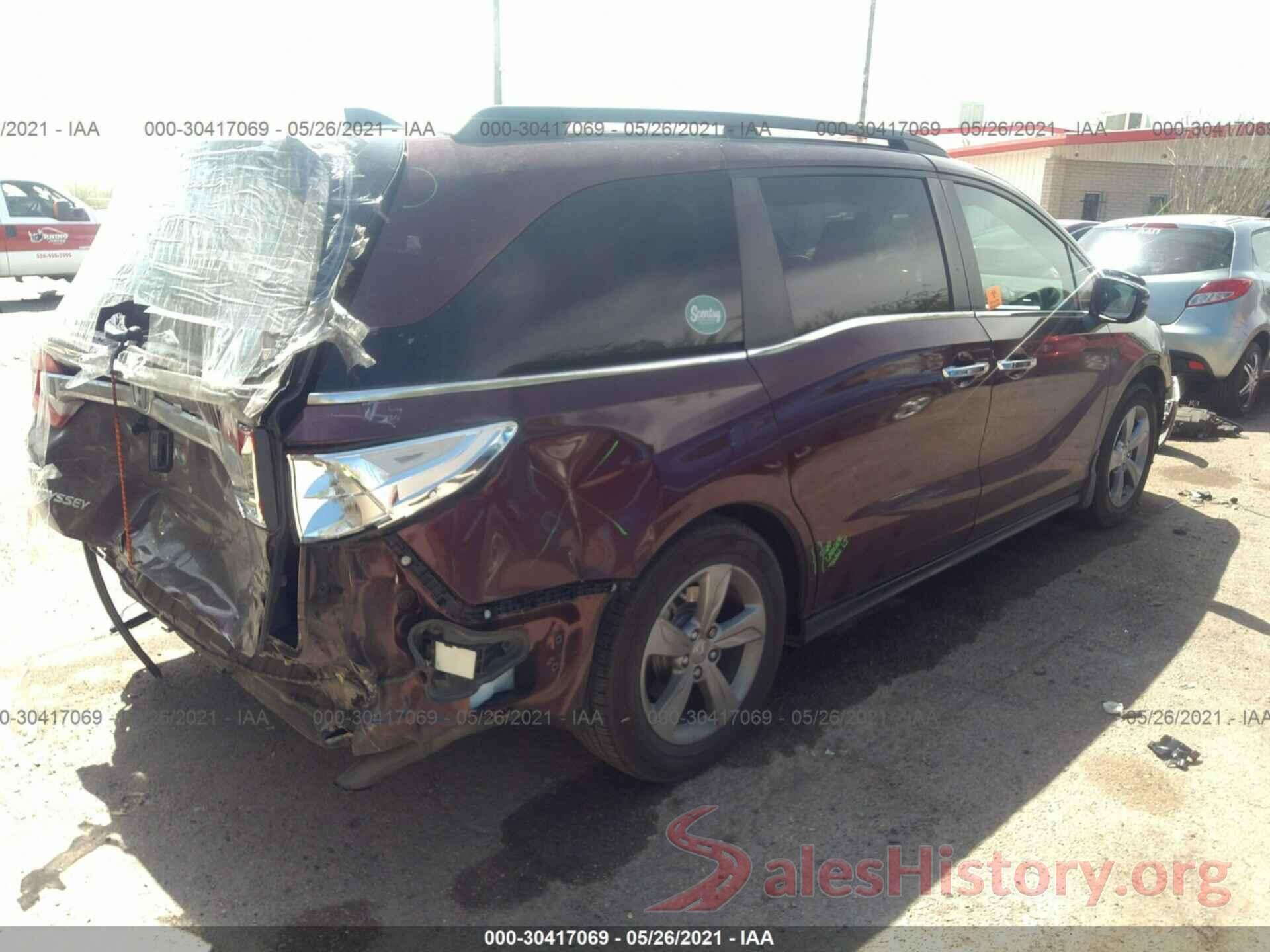 5FNRL6H73JB004744 2018 HONDA ODYSSEY