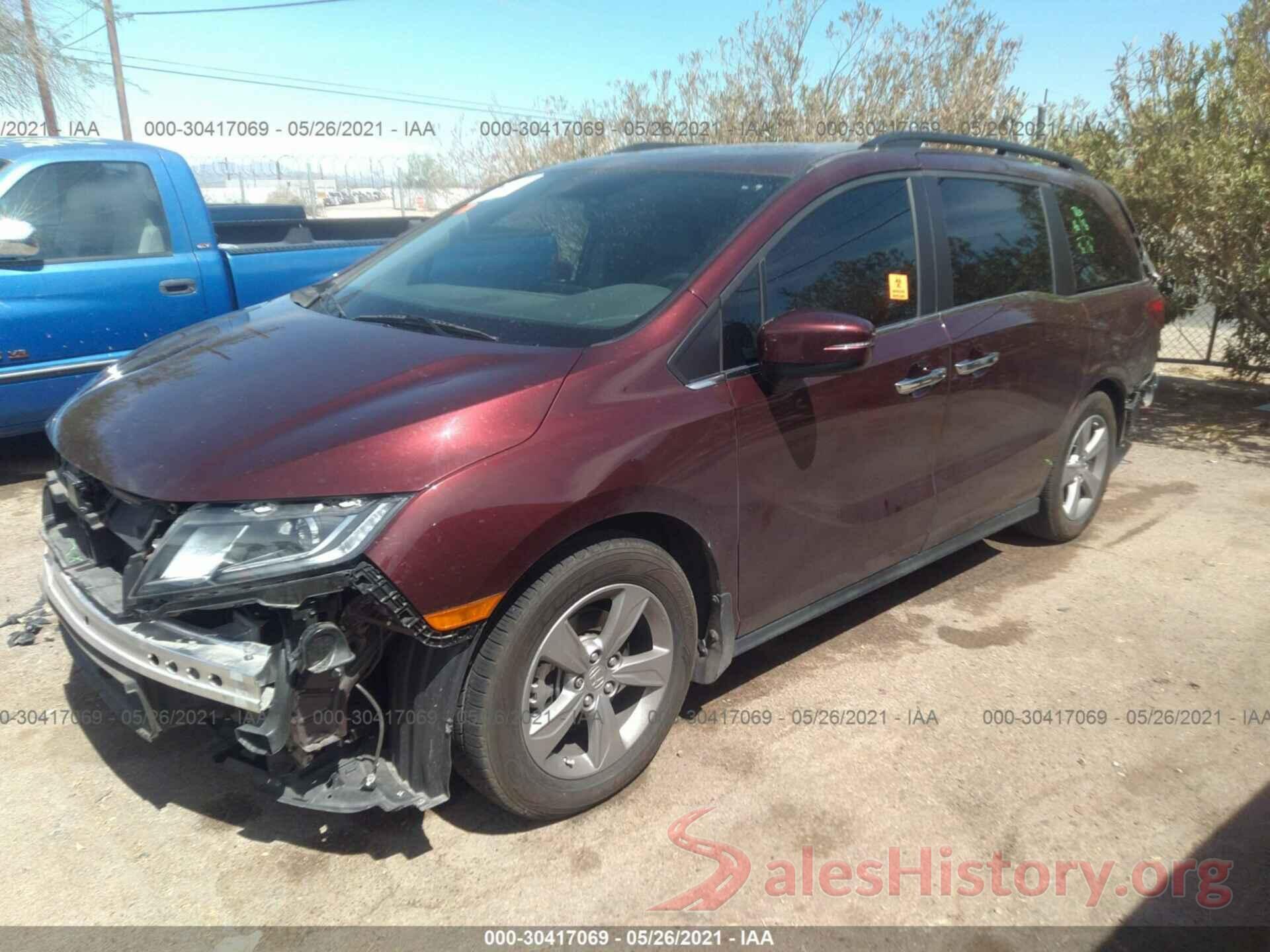 5FNRL6H73JB004744 2018 HONDA ODYSSEY