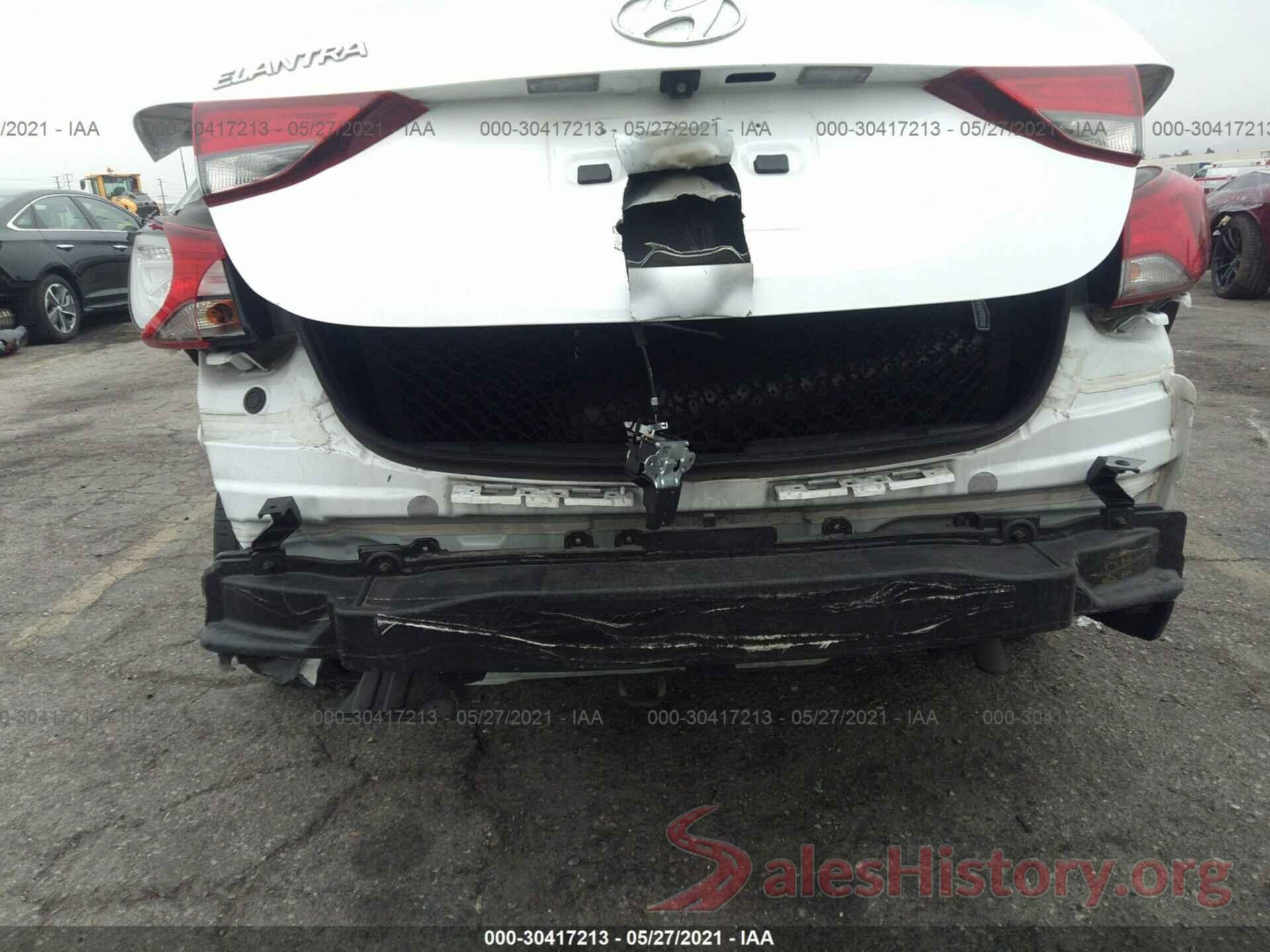 5NPDH4AE9GH666931 2016 HYUNDAI ELANTRA